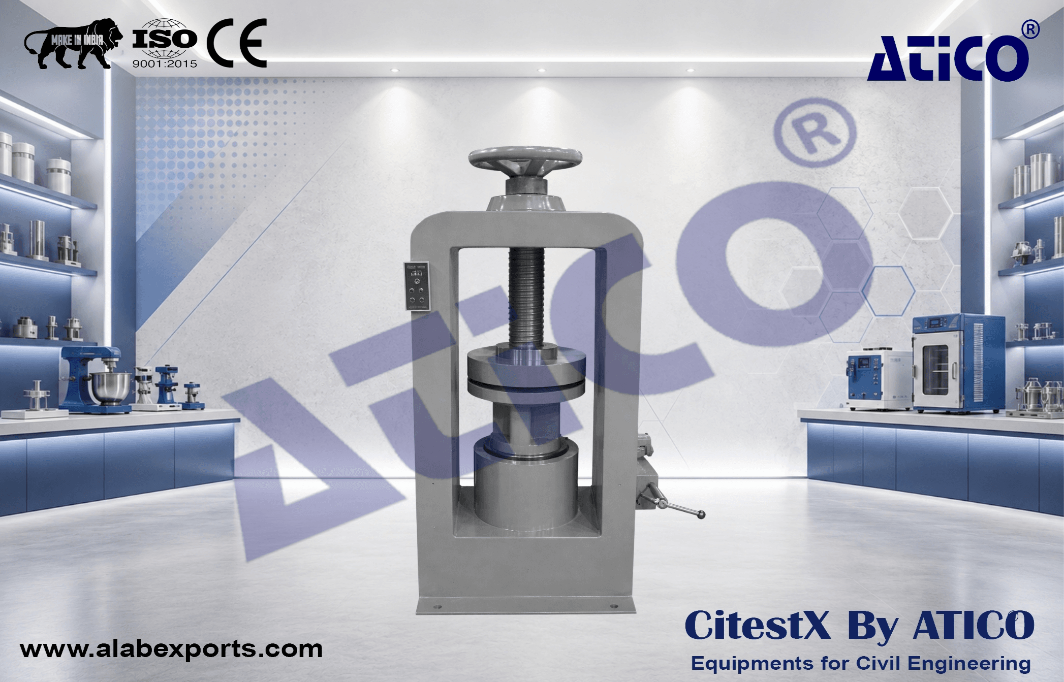 Digital Compression Testing Machine– Hand Operated