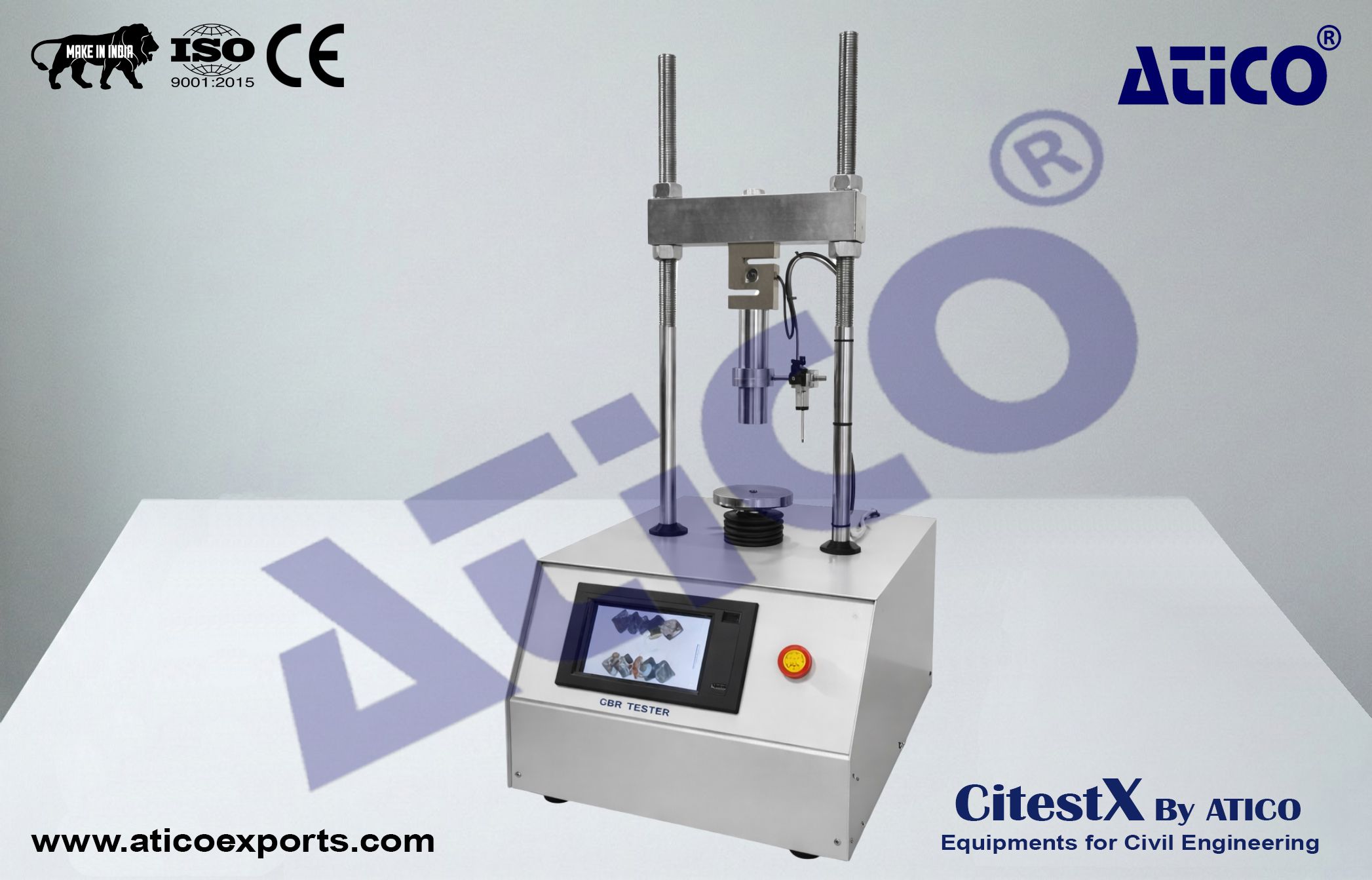 Digital Cbr Test Machine (Touch Screen)