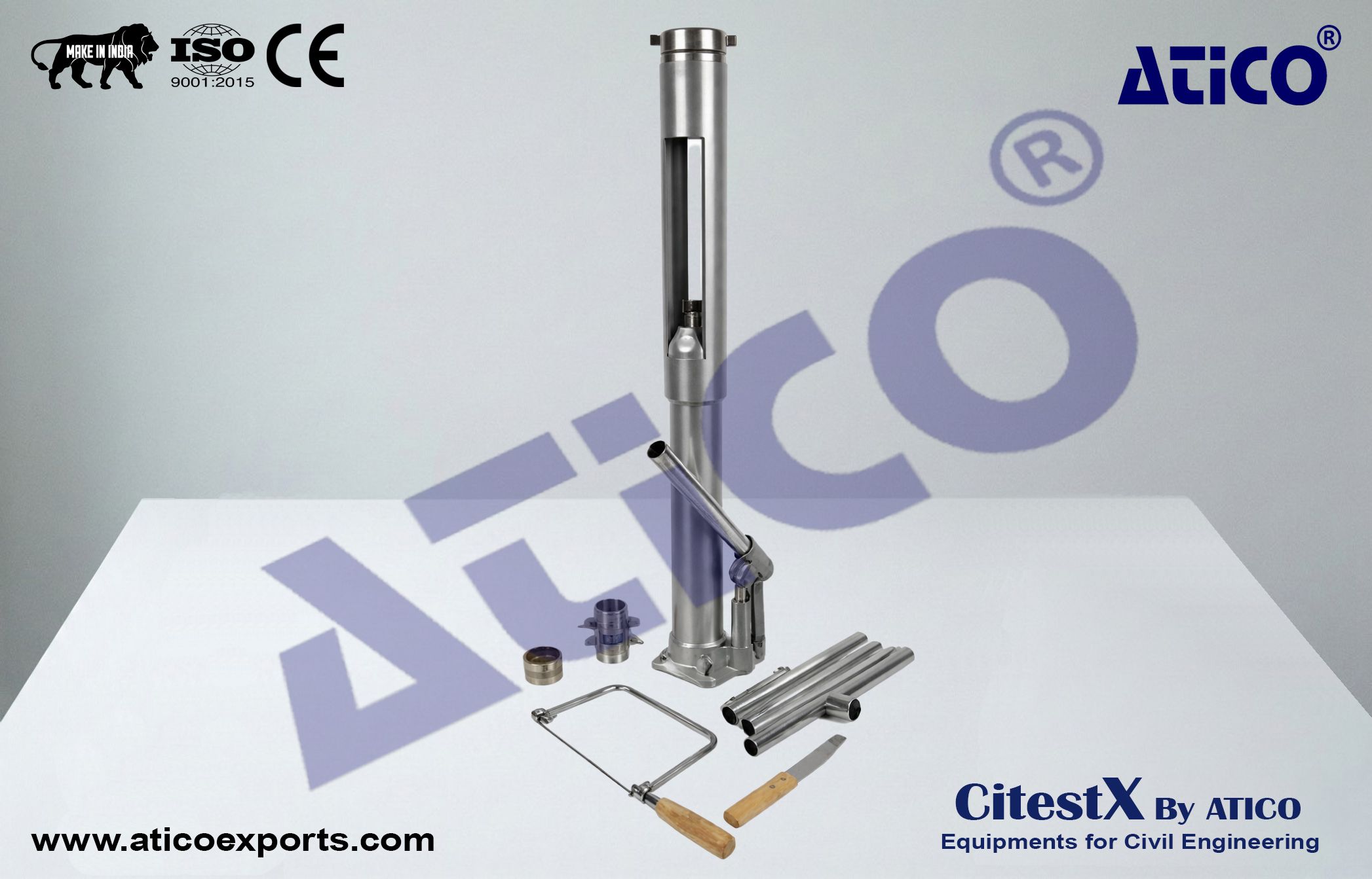 Hydraulic Sample Extruder -38 mm, Hand Operated