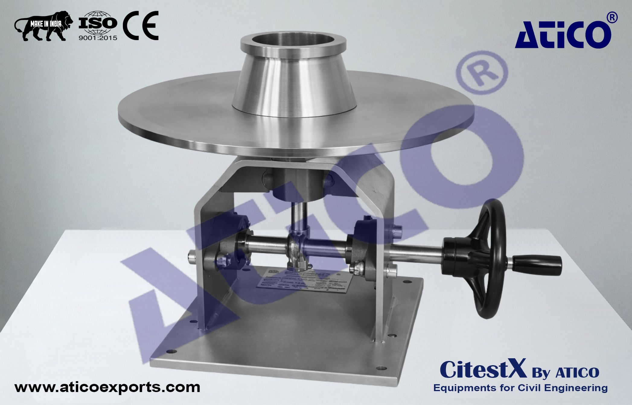Cement Flow Table (Hand Operated)