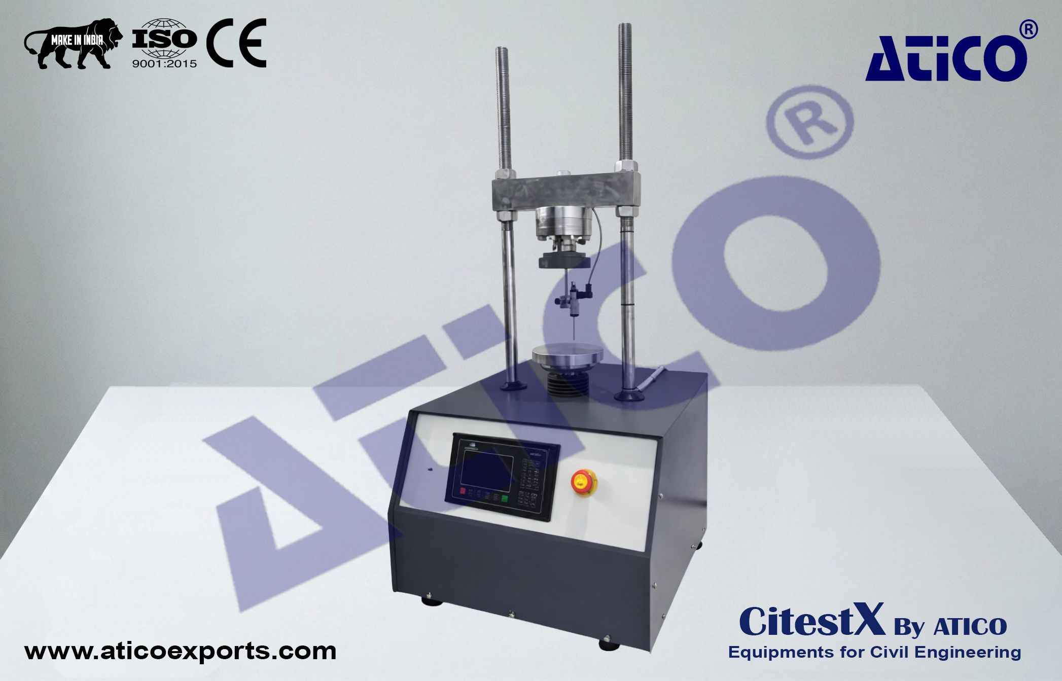 Uniaxial Unconfined Compressive Testing Machine