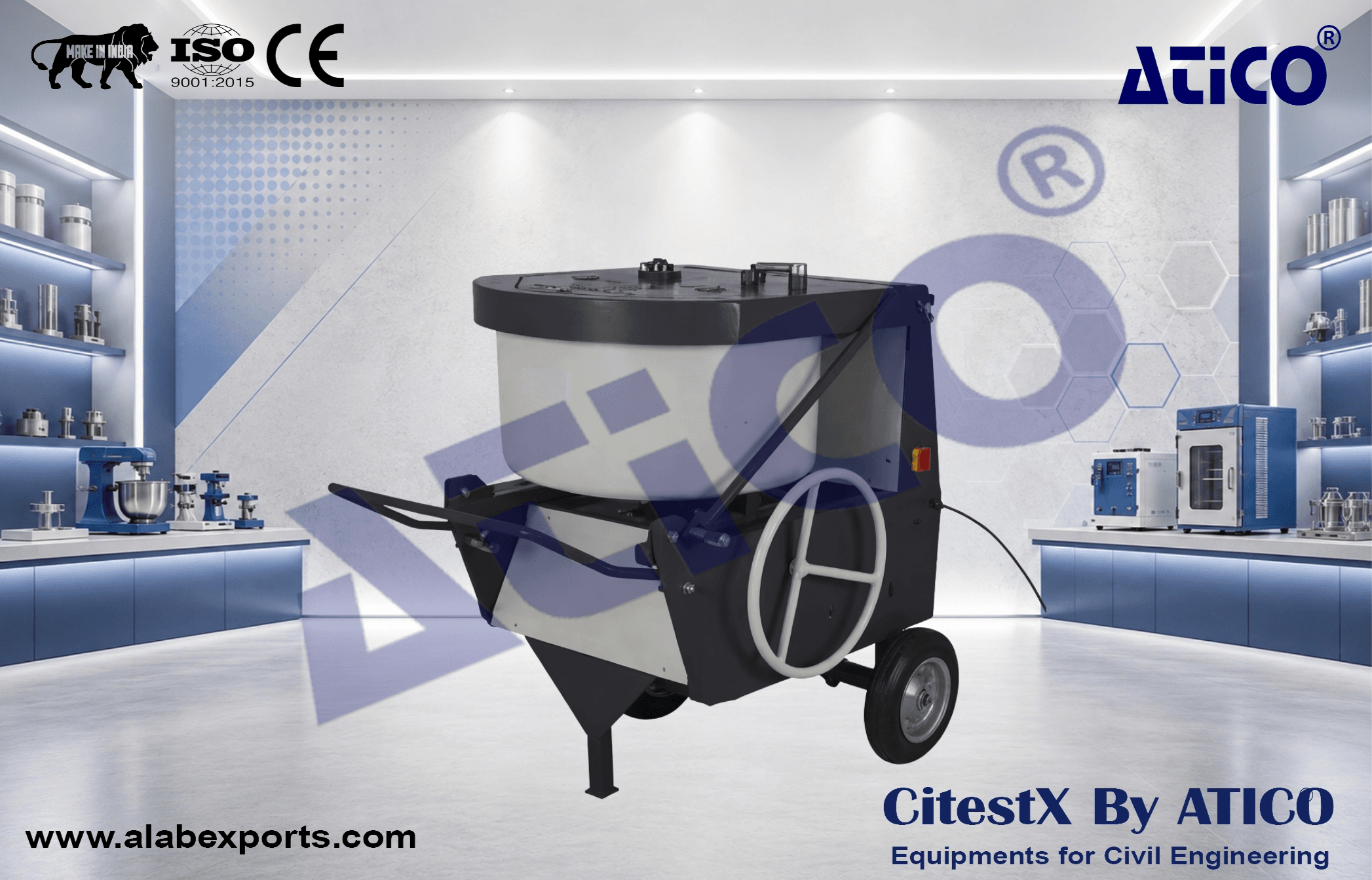 Pan Type Concrete Mixer