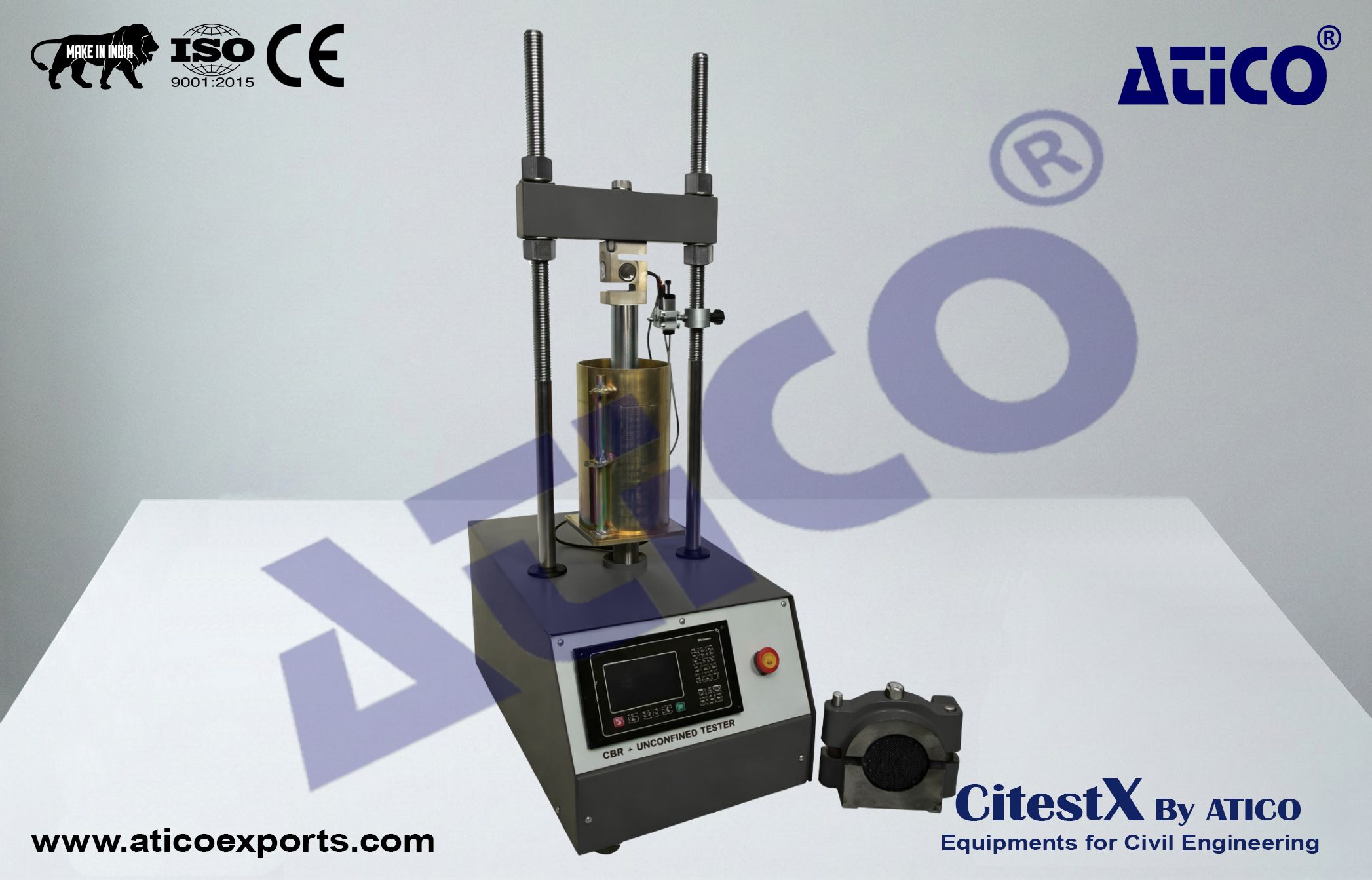 CBR & Marshall & Uniaxial Testing Machine