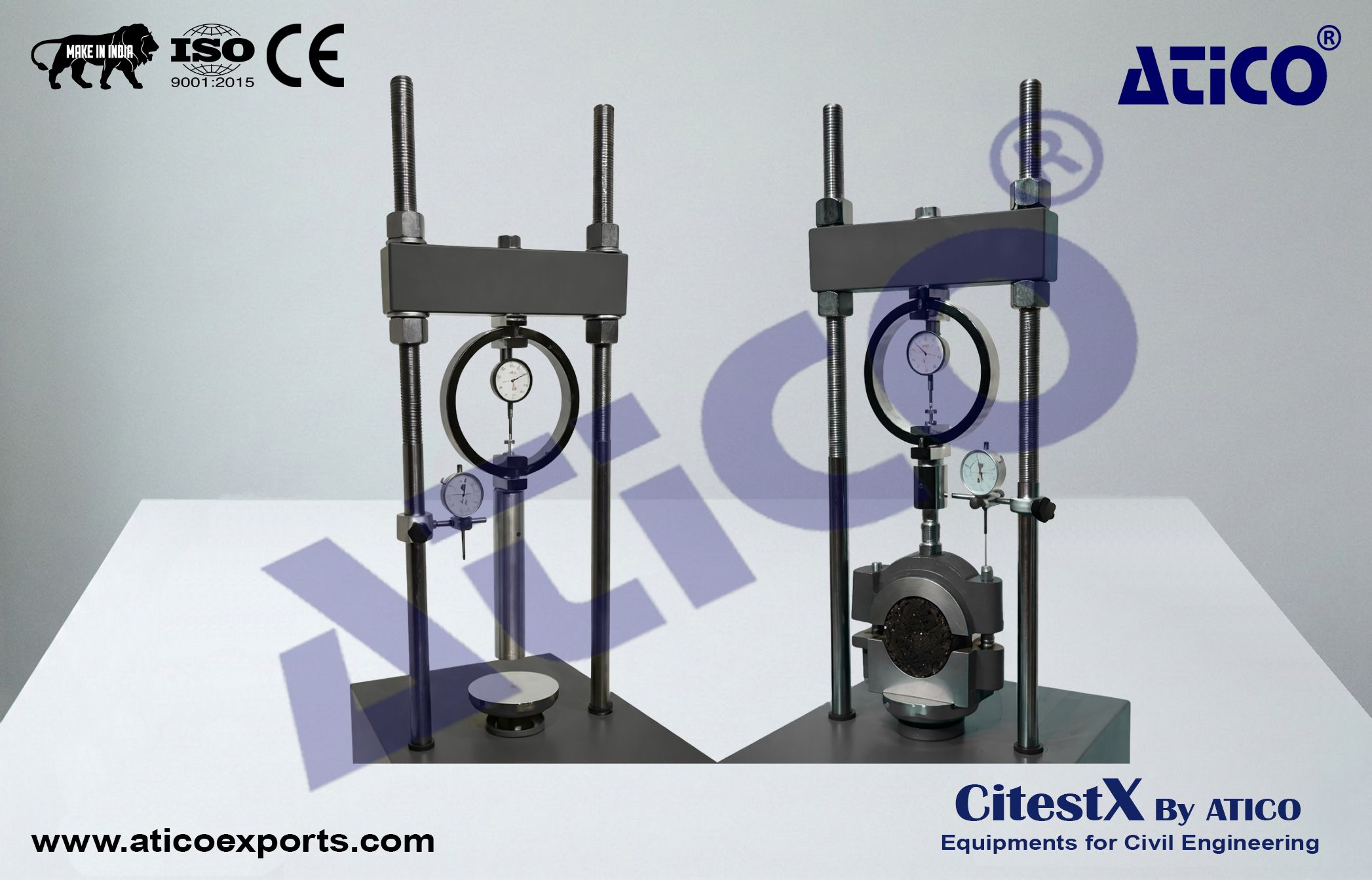 CBR & Marshall Testing Machine with Load Ring
