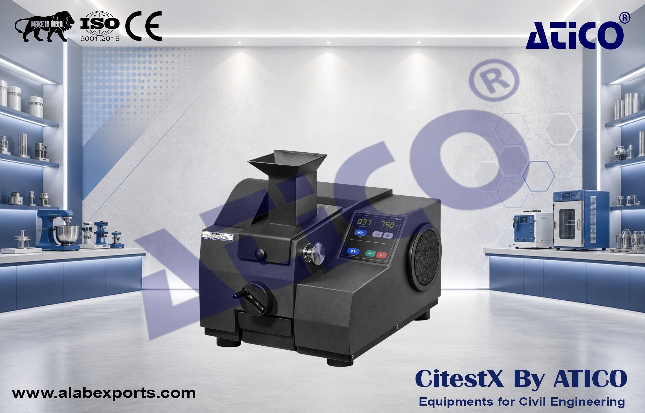 Jaw Crusher, Output : 3 Ltrs. / Batch