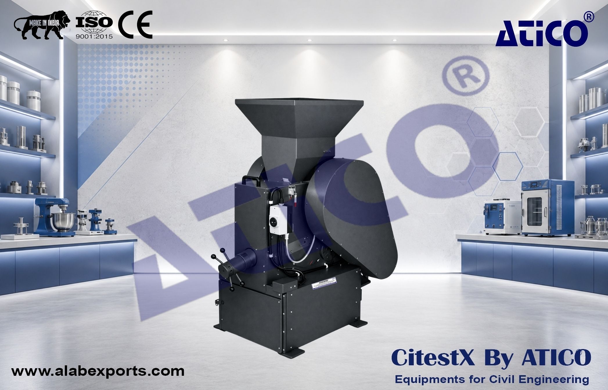 Jaw Crusher, Output: 600 kg / hr