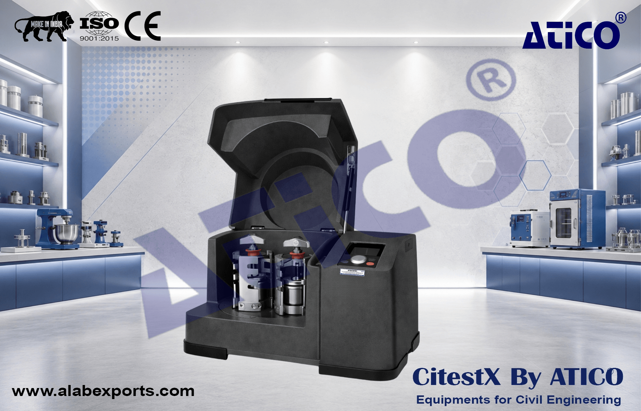 Planetary Ball Mill (Net weight – 76 kg)