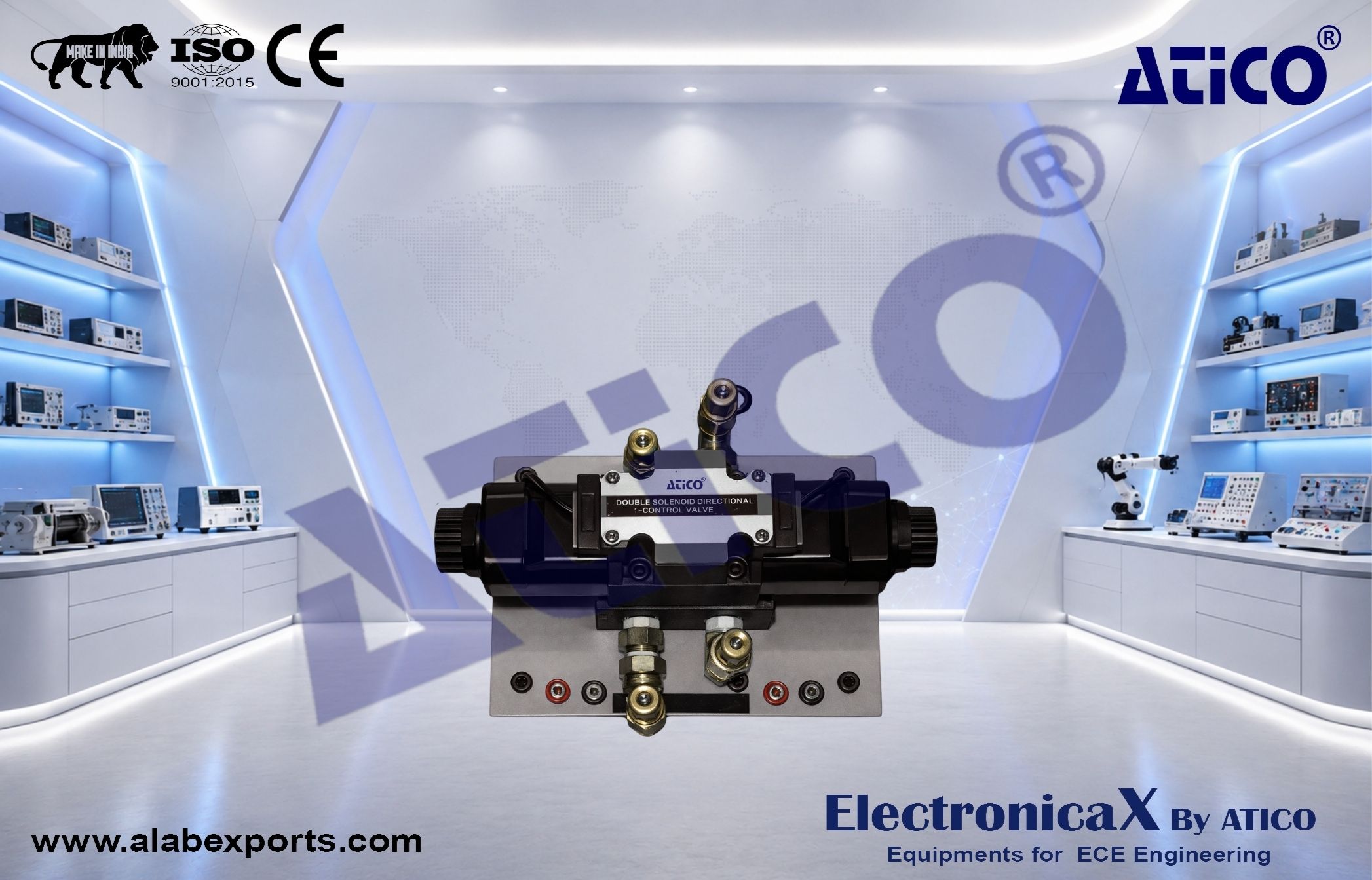 4/2 Way Double Solenoid Directional Control Valve