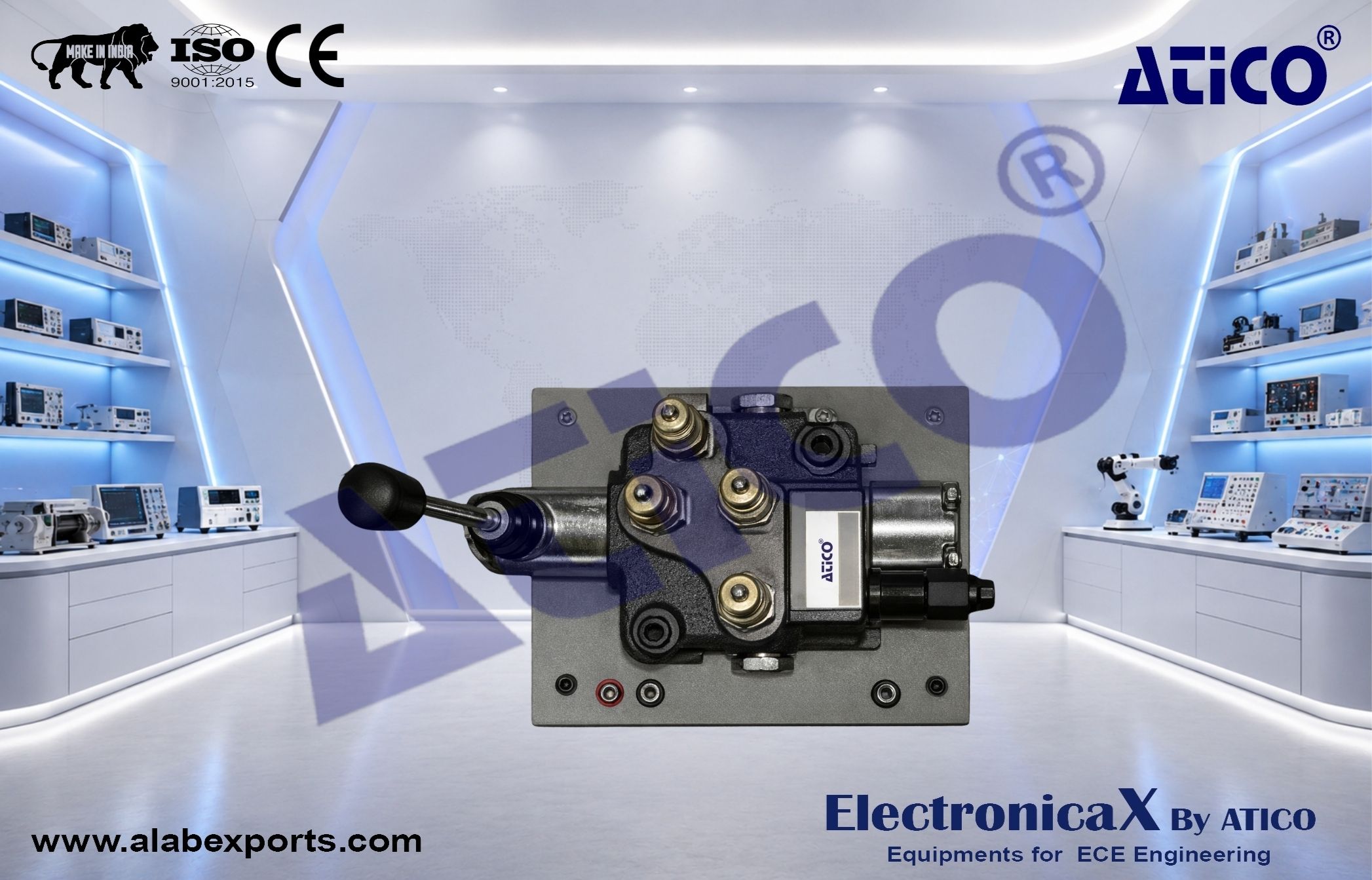 4/3 Way Directional Hand Level Control Valve