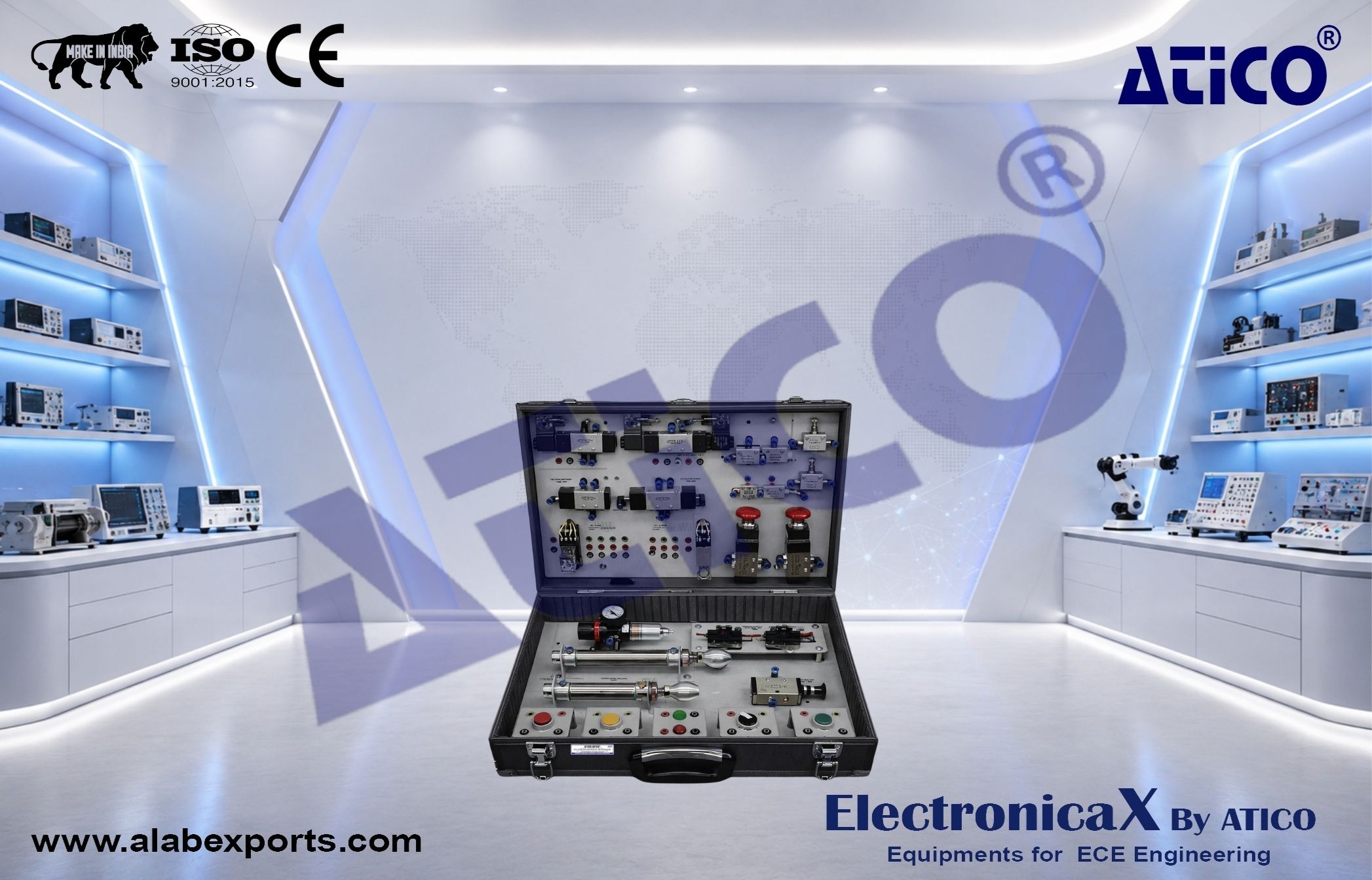 Basic Pneumatics & Electro Pneumatics Trainer