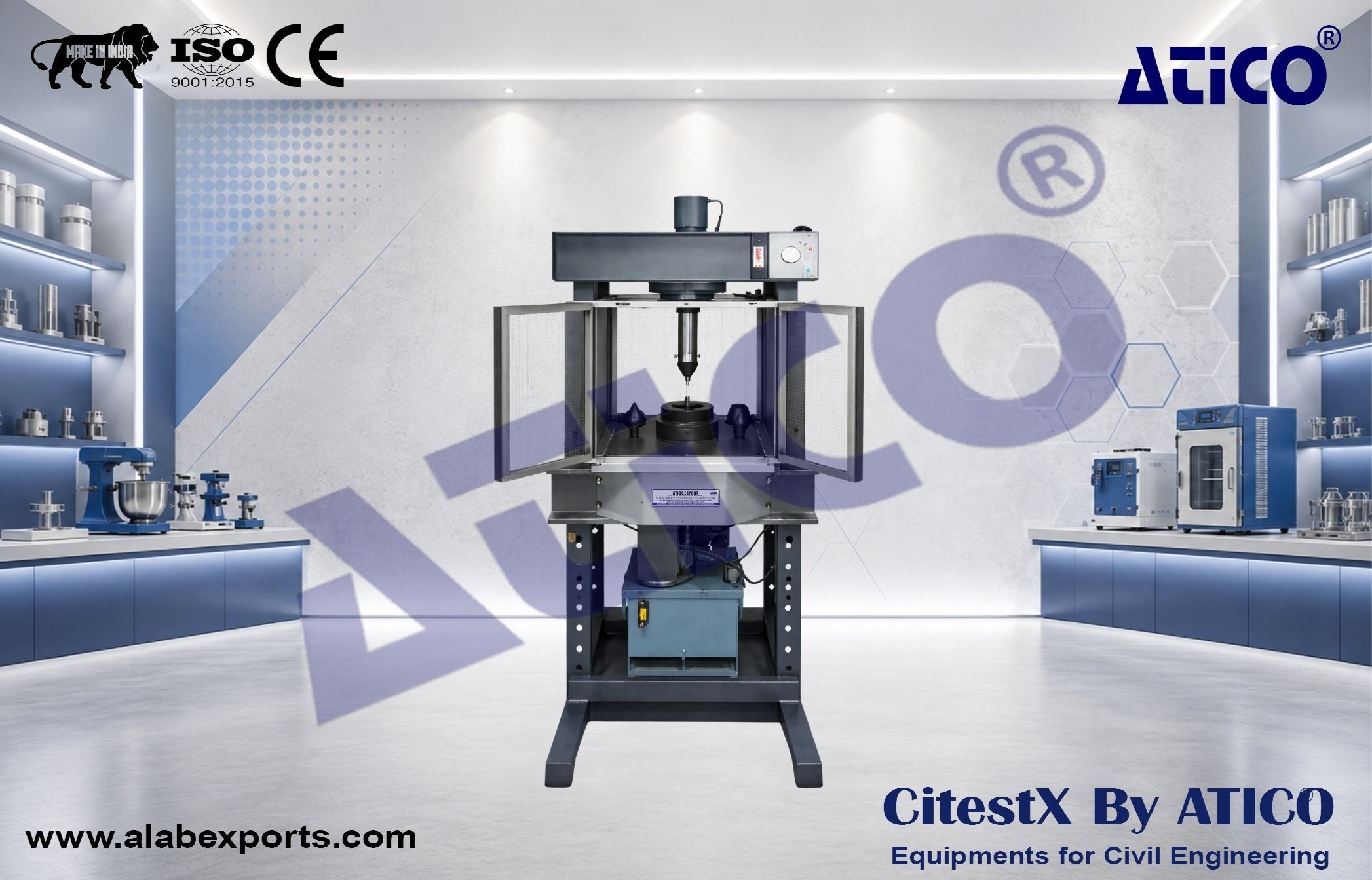 Hydraulic Rock & Mineral Crushing Press