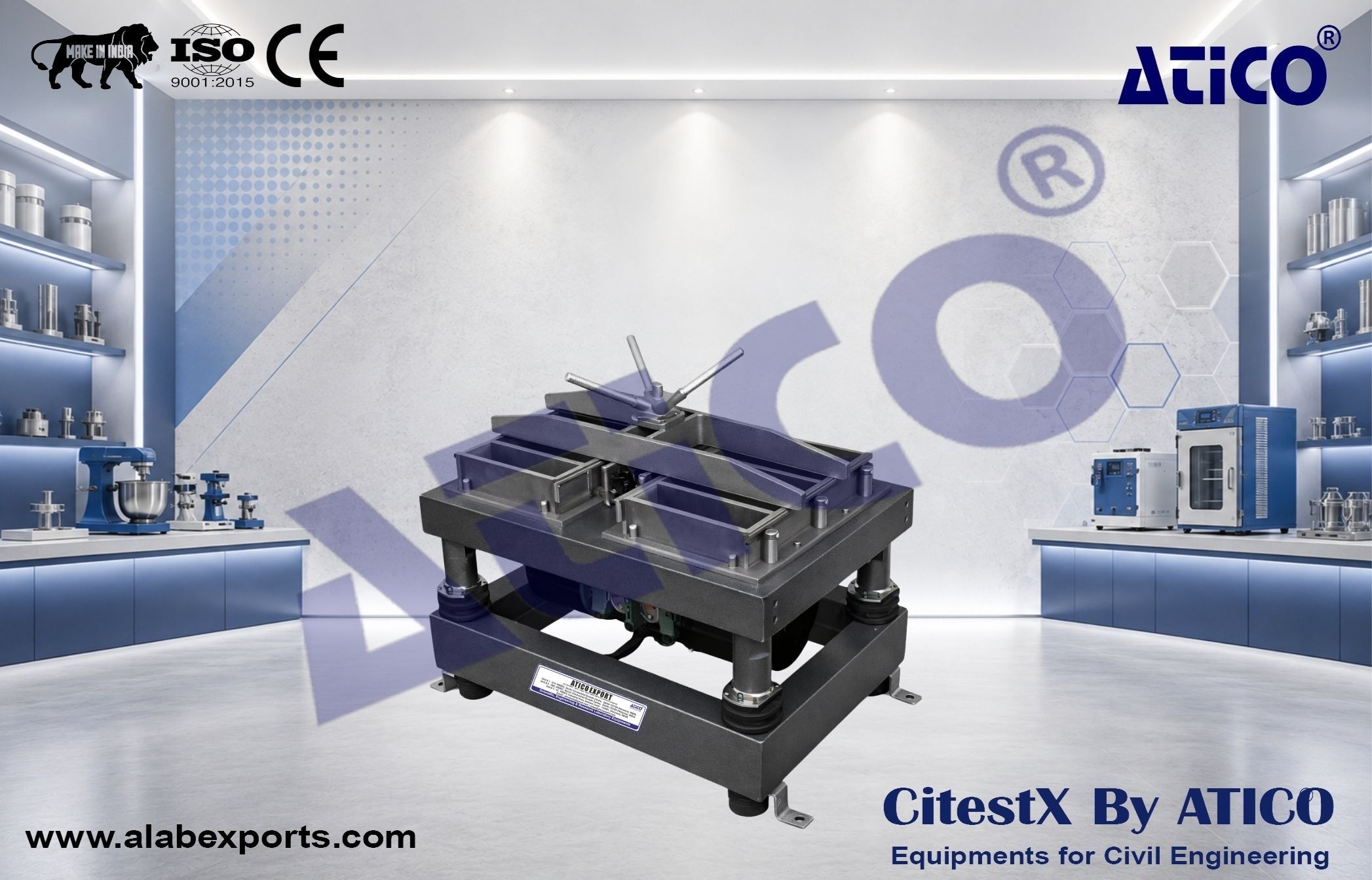 Refractory Mortar or Concrete Mould Vibrating Table