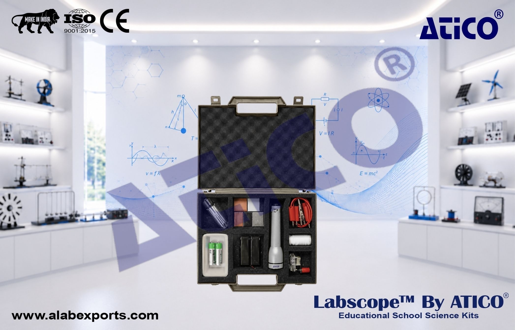 Students Science kit Electrical energy sources for Lab Use in Schools & Colleges ATICO Export