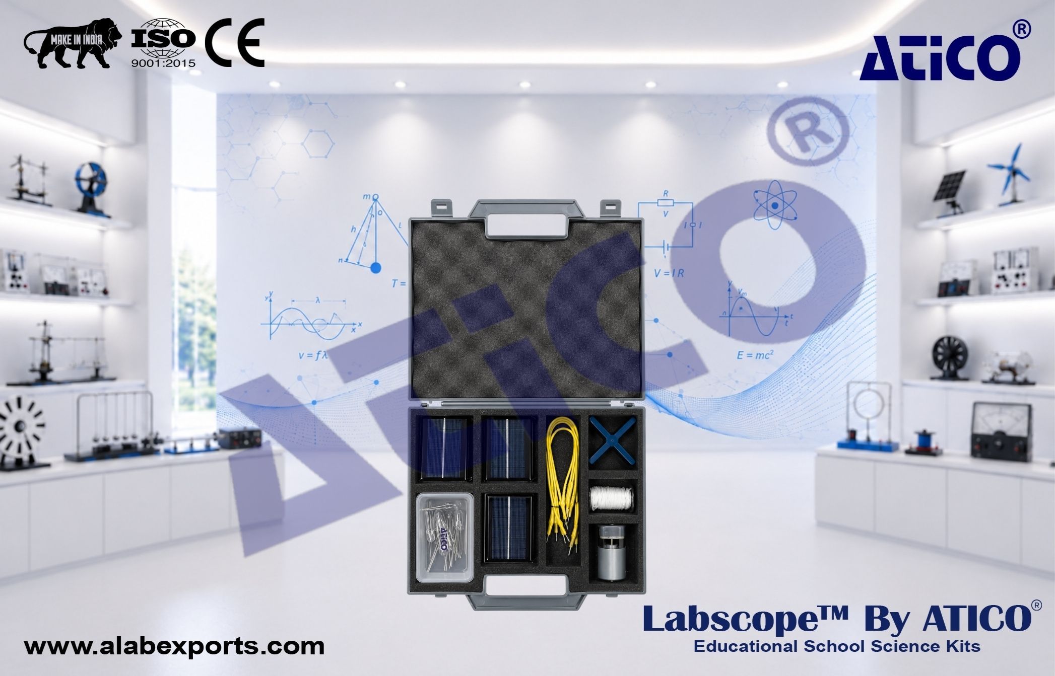 Students Science kit Solar cellfor Lab Use in Schools & Colleges ATICO Export