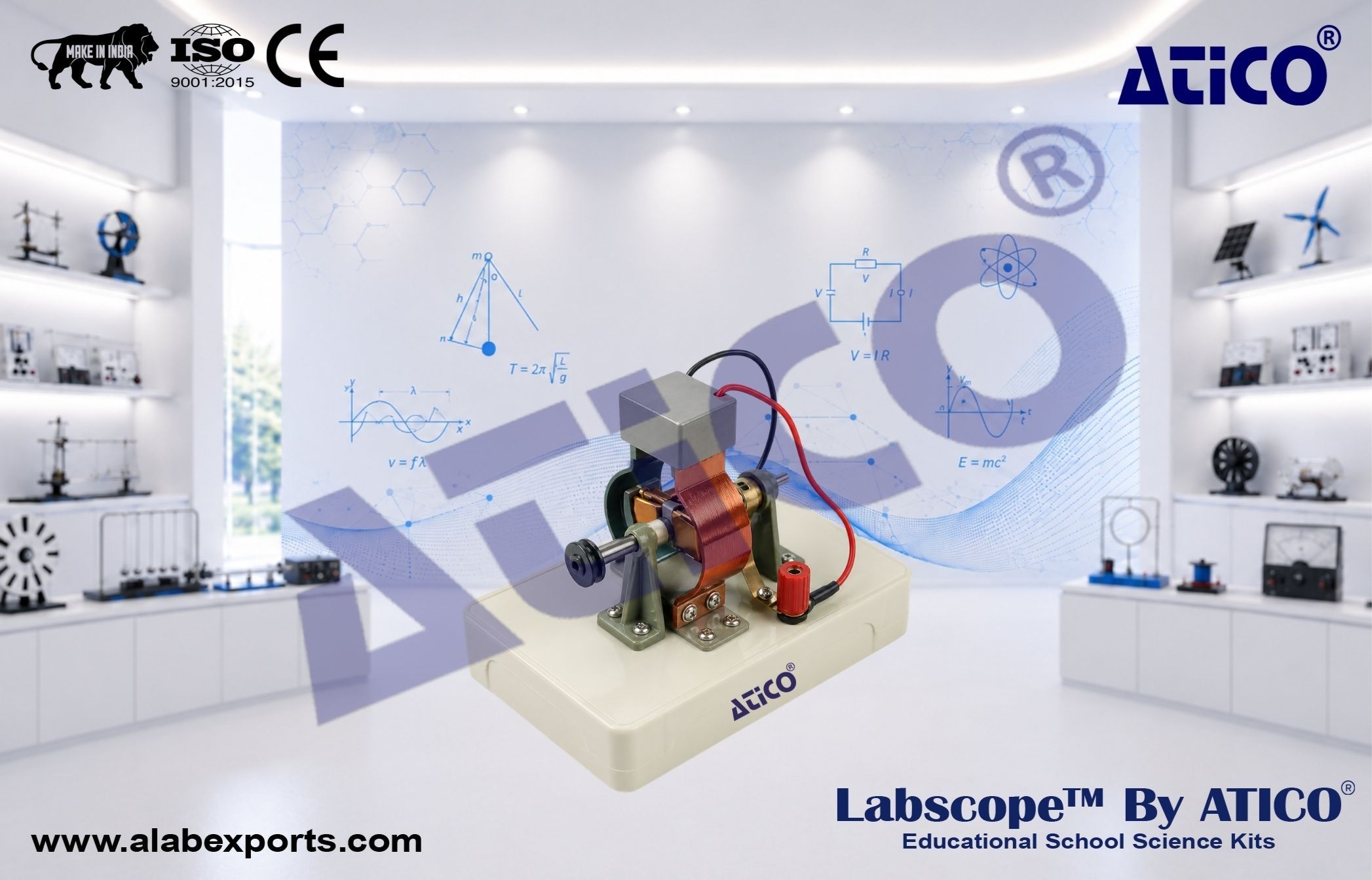 Students Science kit Electricity Basic circuits for Lab Use in Schools & Colleges ATICO Export