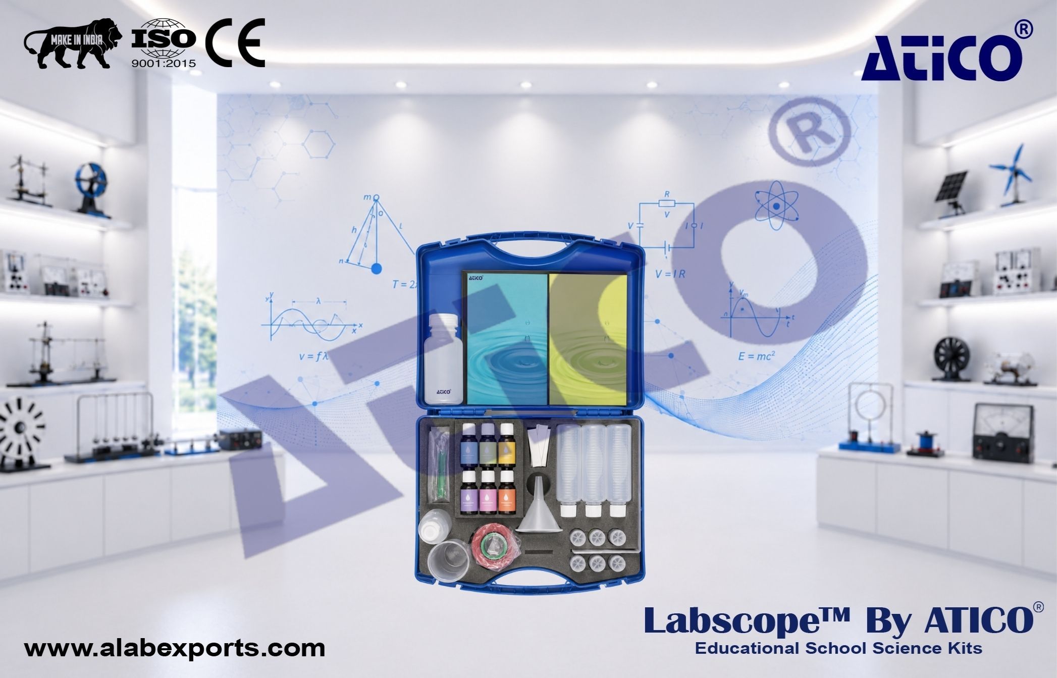 Biology Students kit EcoLab Box for Lab Use in Schools & Colleges ATICO Export