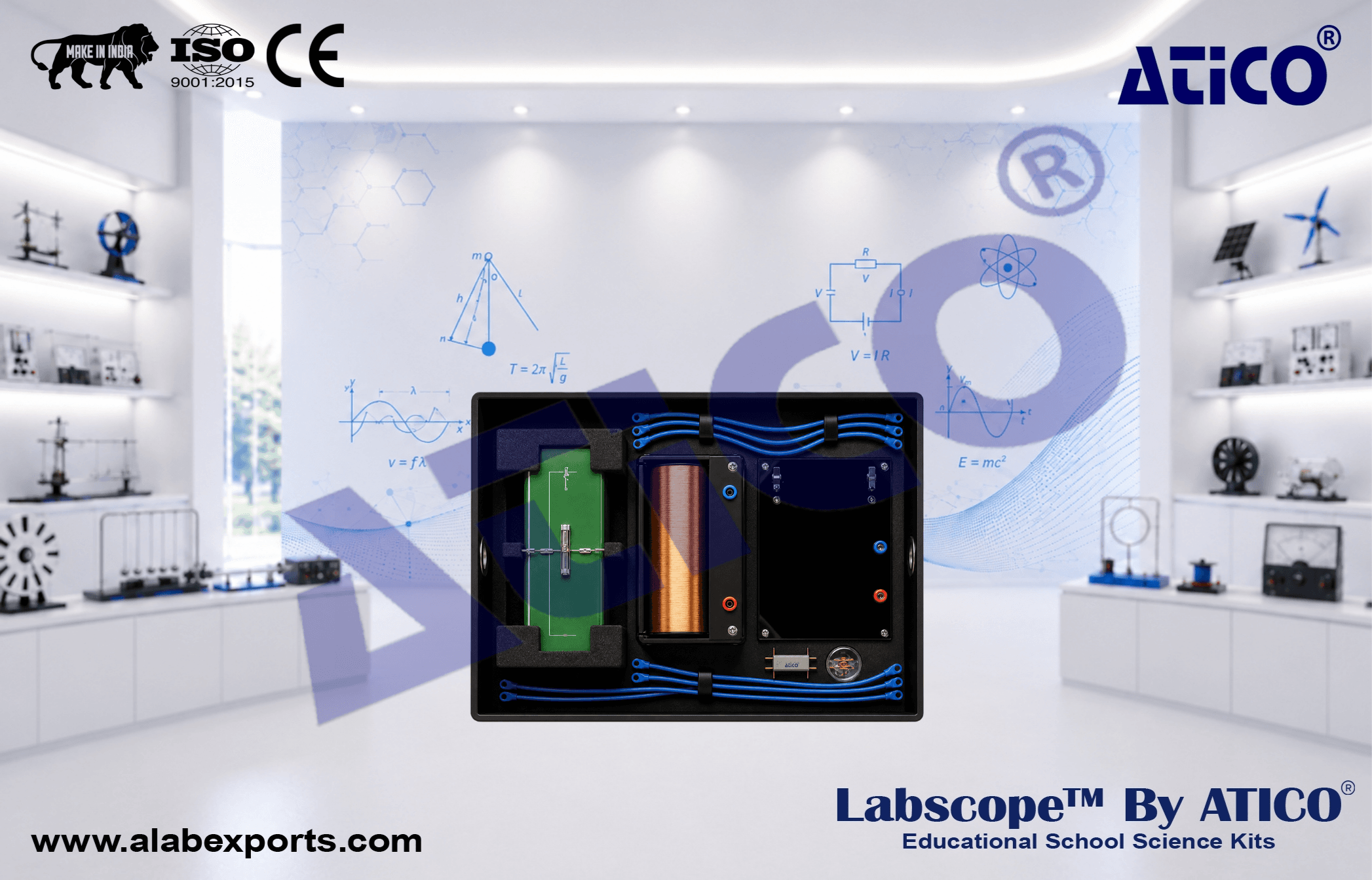 Electrics 4 Lorentz Force Physics Science Kits for Lab Use in Schools & Colleges ATICO Export