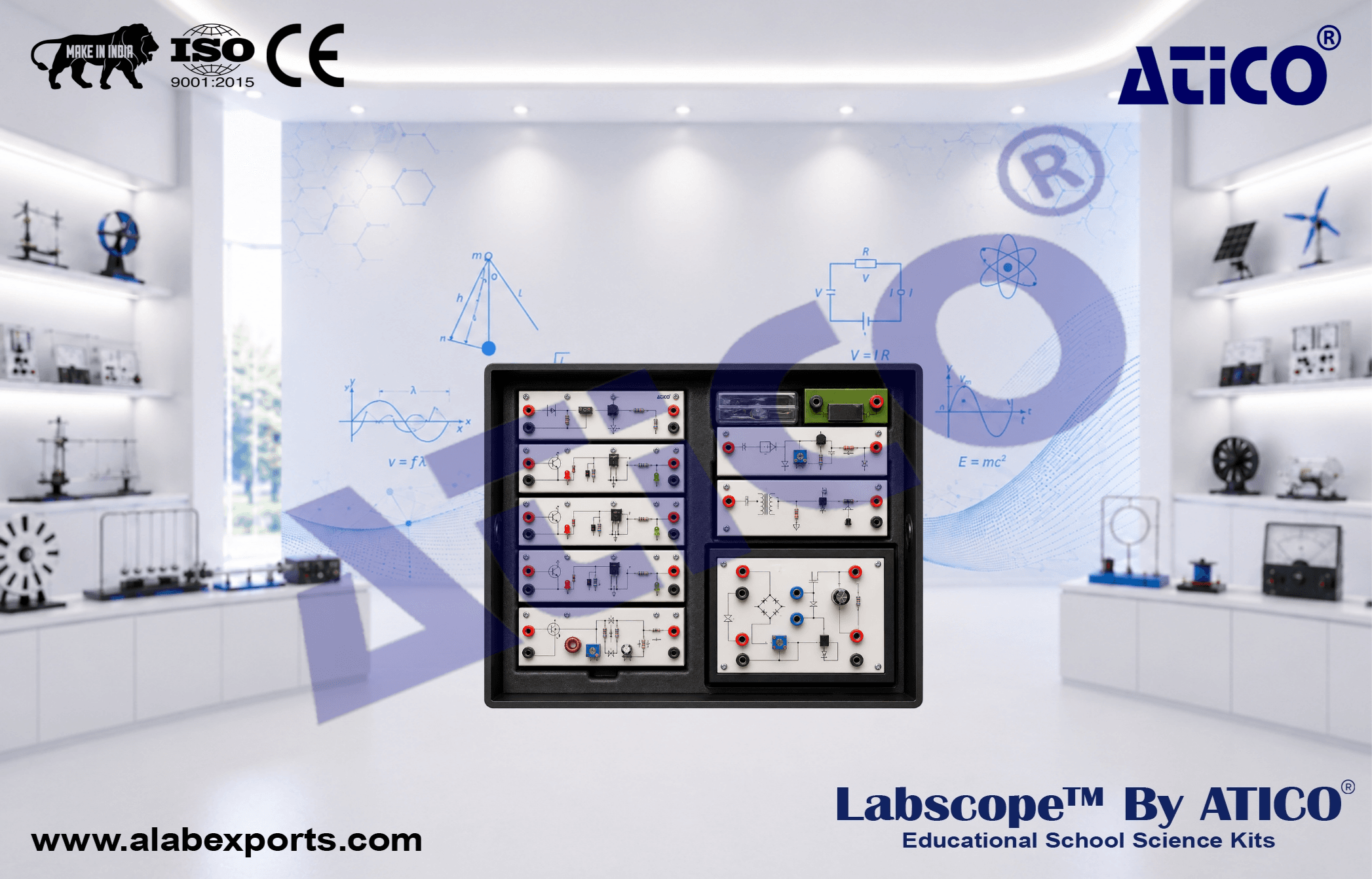 Electrical Electronics Physics Science Kits for Lab Use in Schools & Colleges ATICO Export