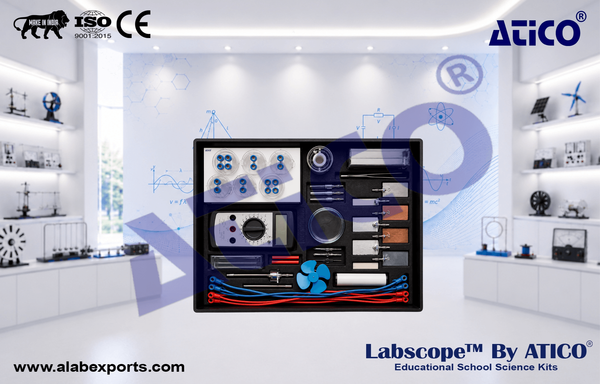 Chemistry Basic Electrochemistry Set Science Kits for Lab Use in Schools & Colleges ATICO Export