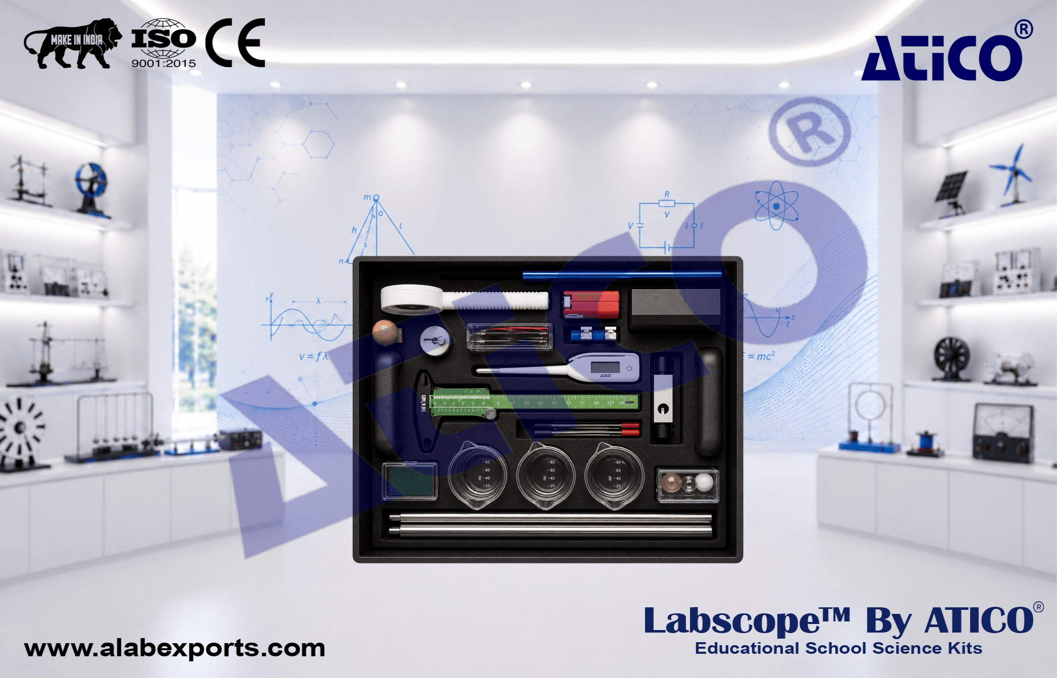 Biology Skin and Hair Set Science Kits for Lab Use in Schools & Colleges ATICO Export