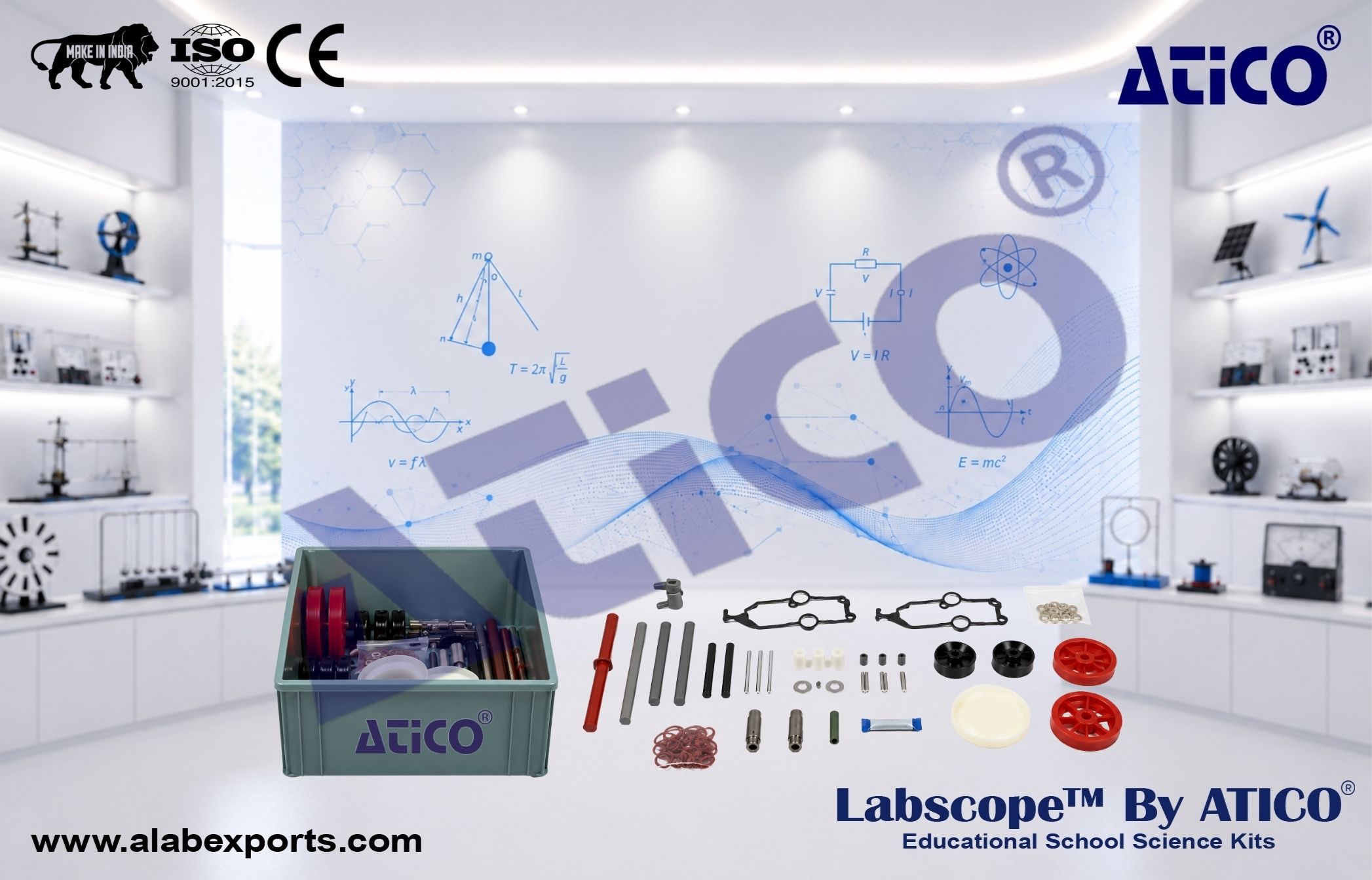 Science Lab Mechanics ME2 Set Physics Lab for Schools and Colleges