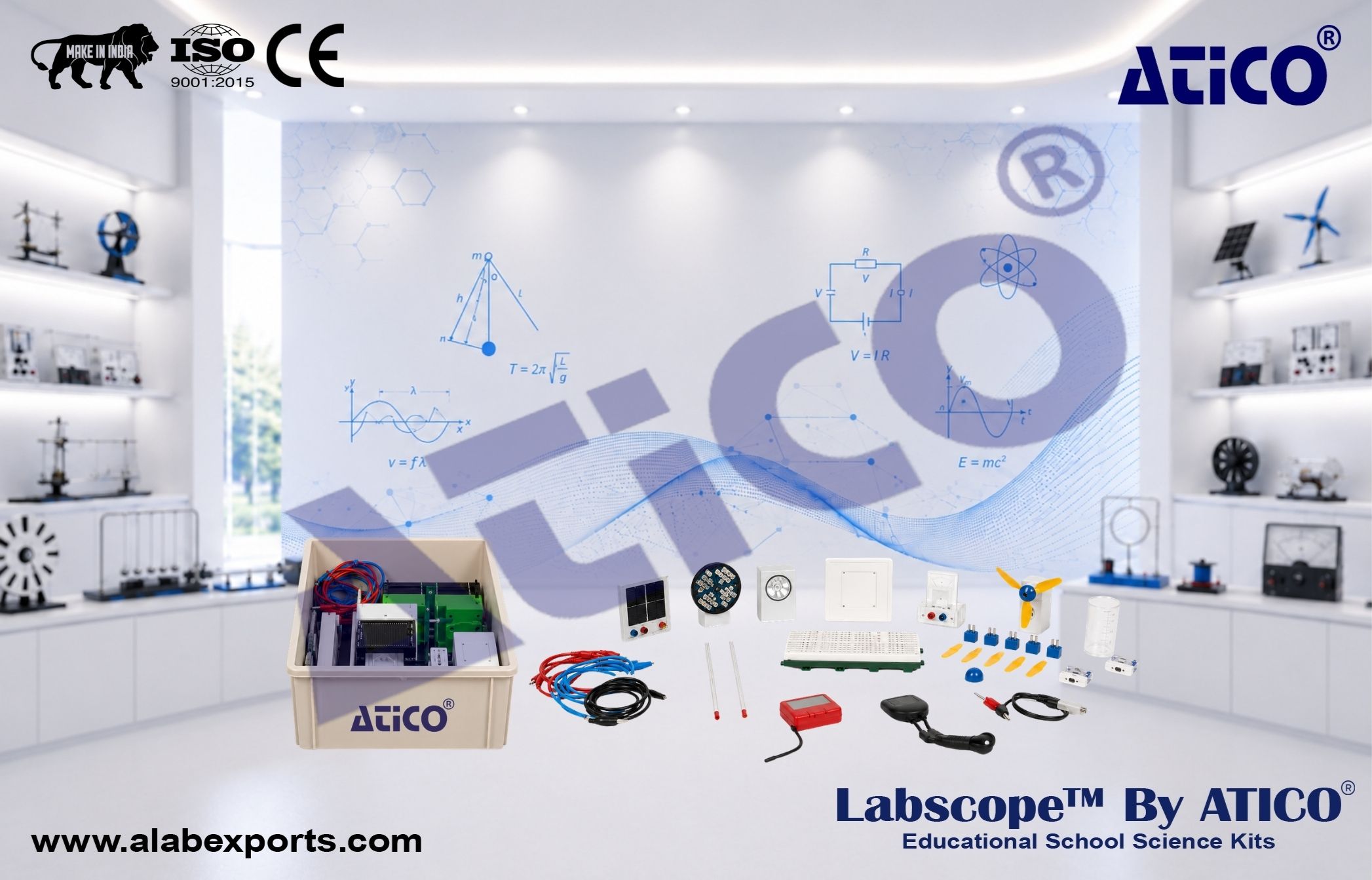 Science Lab Energy EG2 Set Physics Lab for Schools and Colleges