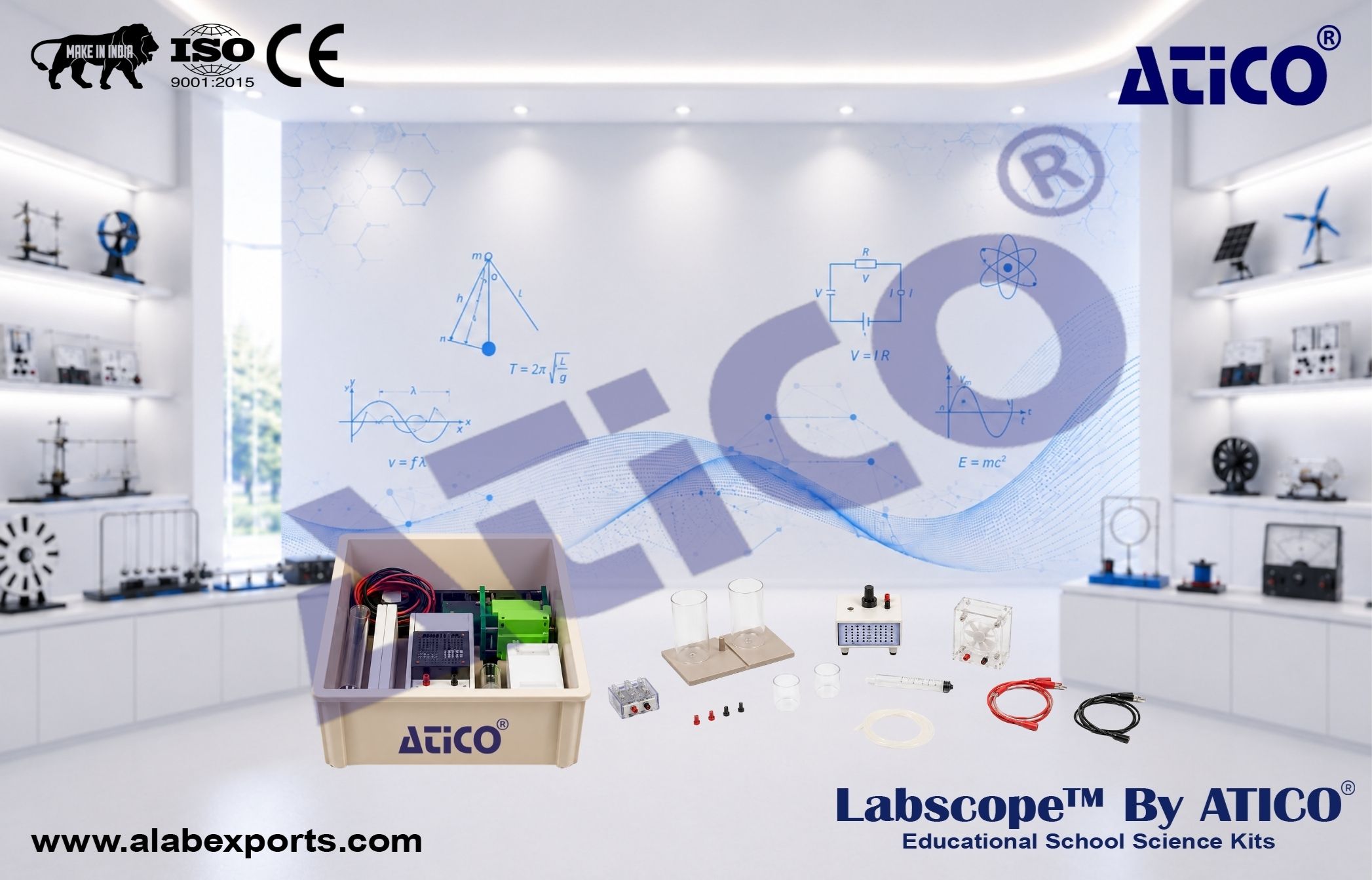 Science Lab Energy EG3 Set Physics Lab for Schools and Colleges
