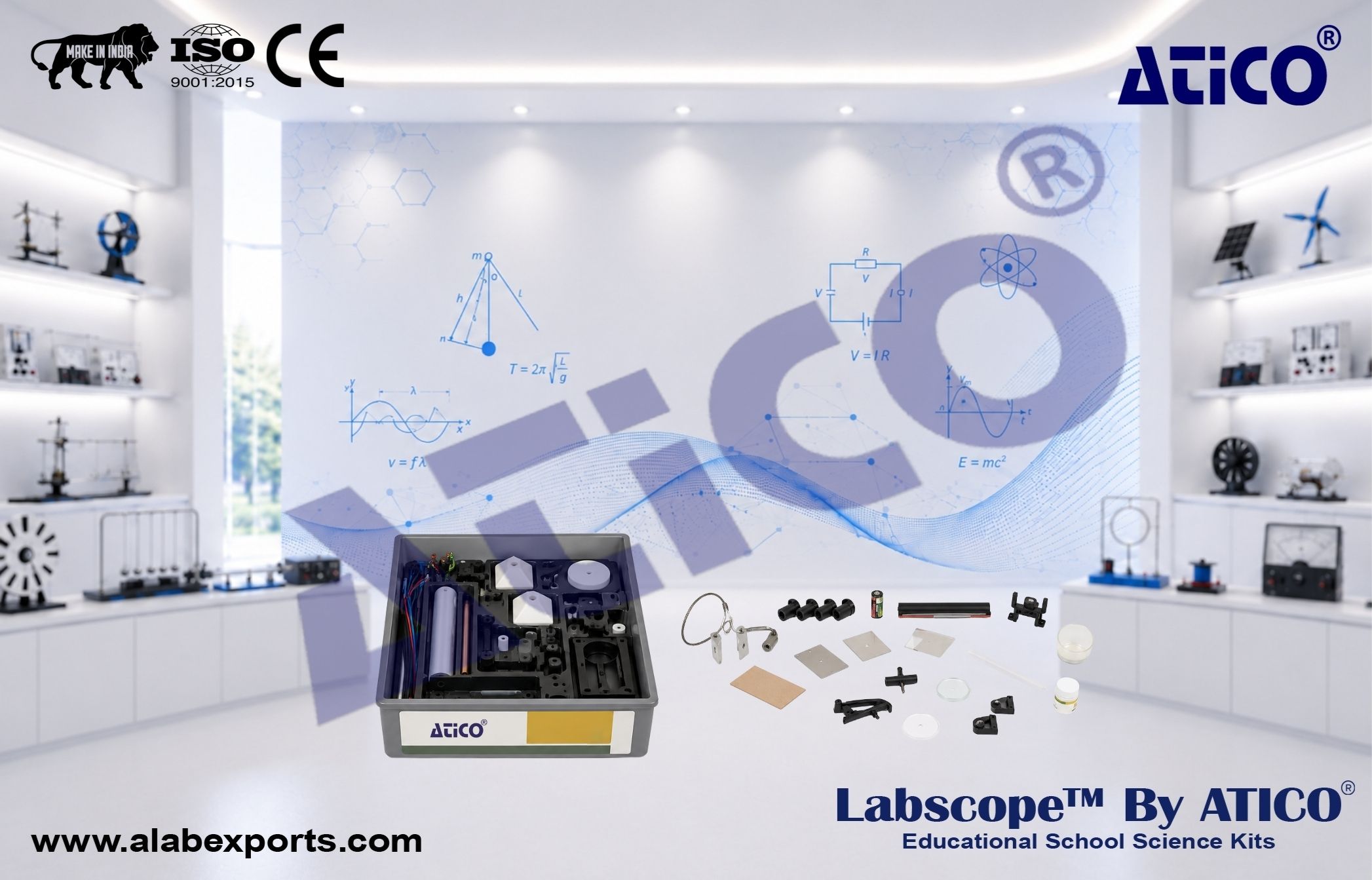 Science Lab Radioactivity RA Set Physics Lab Kits for Schools and Colleges
