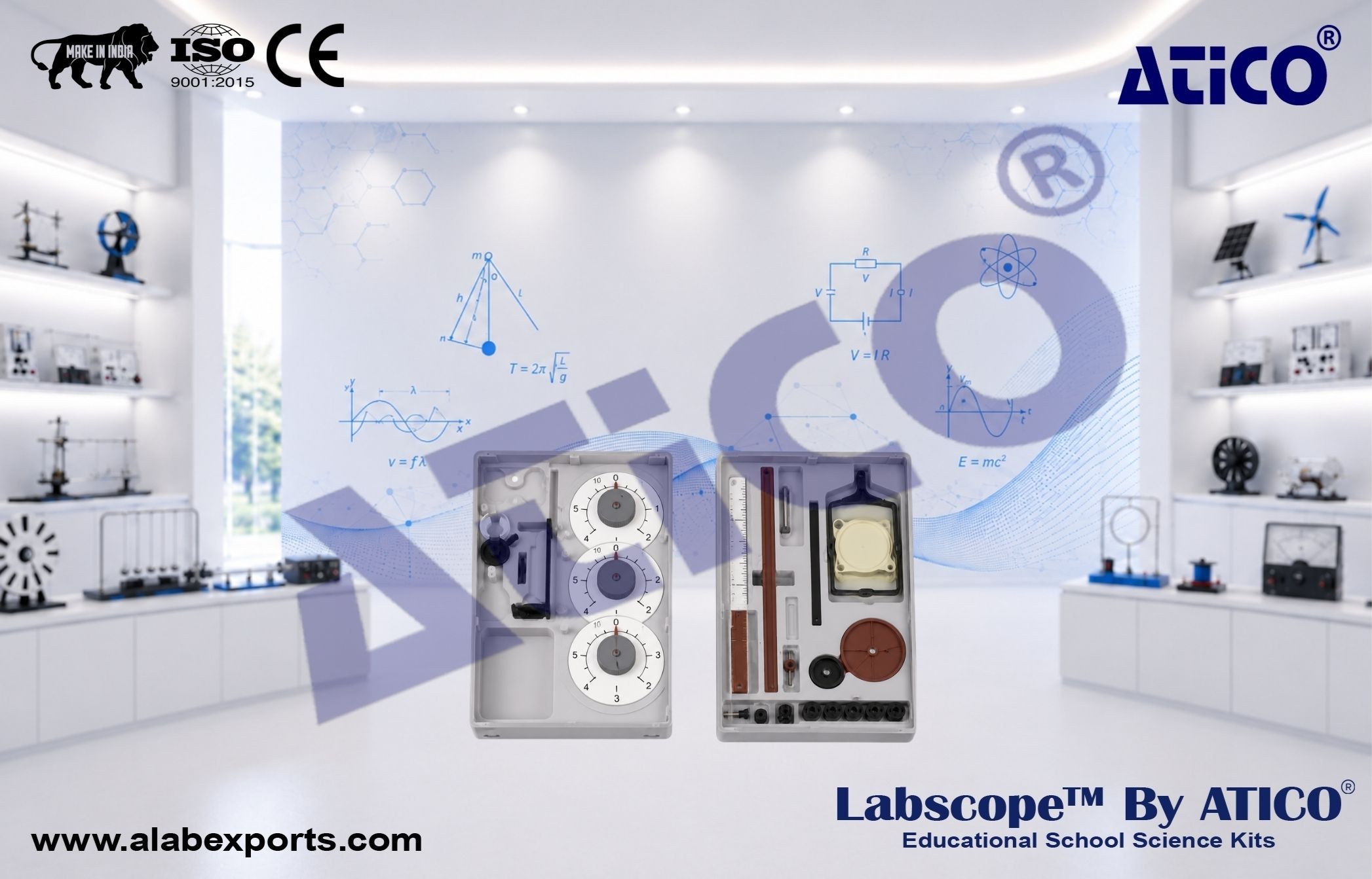 Physics Lab Kits for Schools and Colleges Demo-mechanics basic set