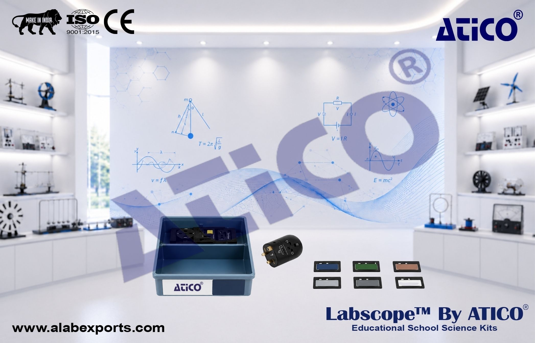 Science Lab Optics OP3 Set Physics Lab Kits for Schools and Colleges