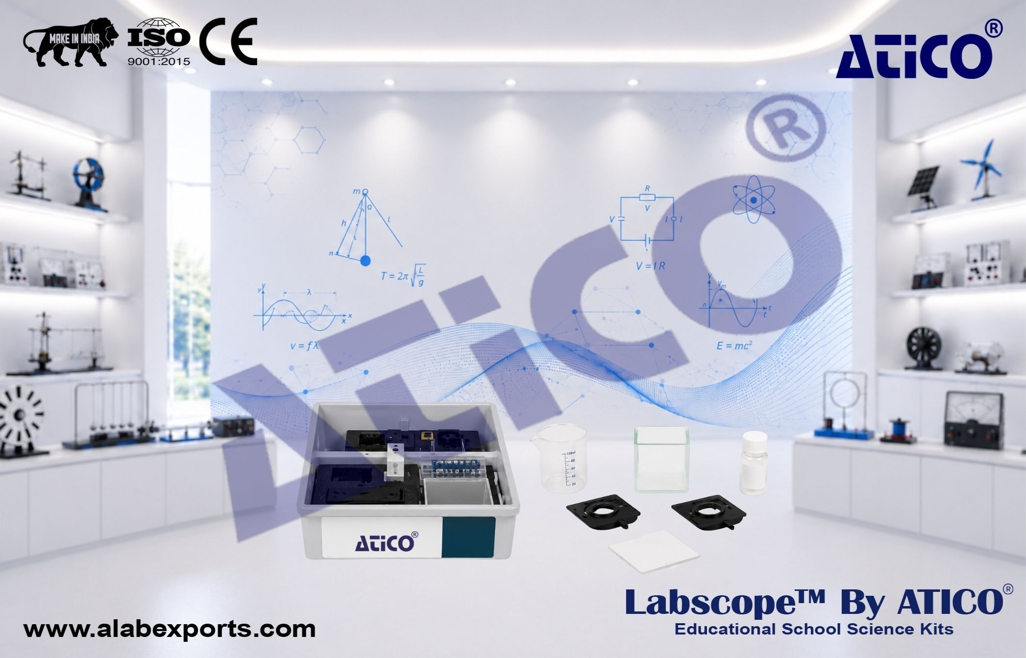 Science Lab Optics OP4 Set Physics Lab Kits for Schools and Colleges