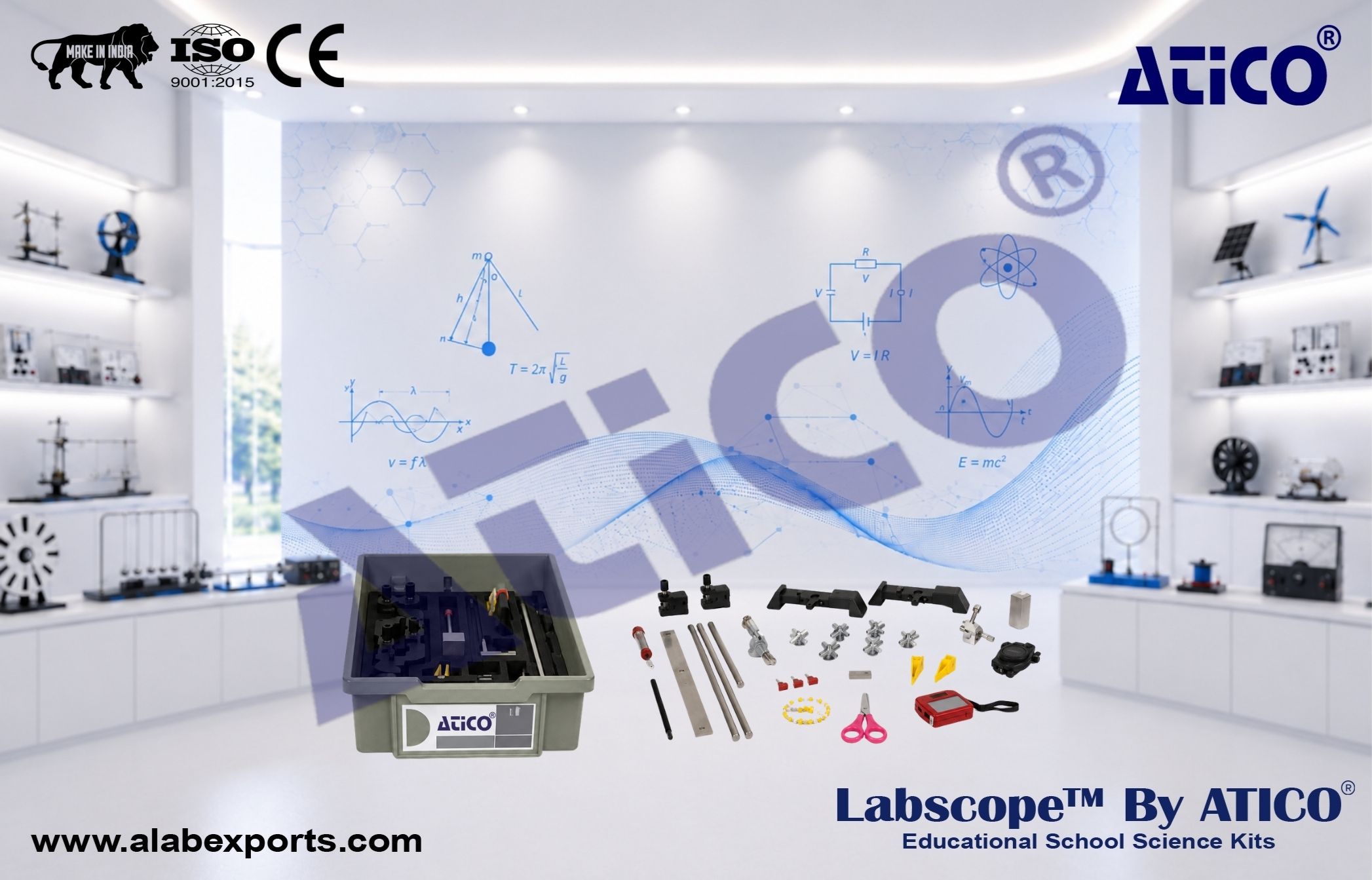 Science Lab Physics Basic PB Set Lab Kits for Schools and Colleges