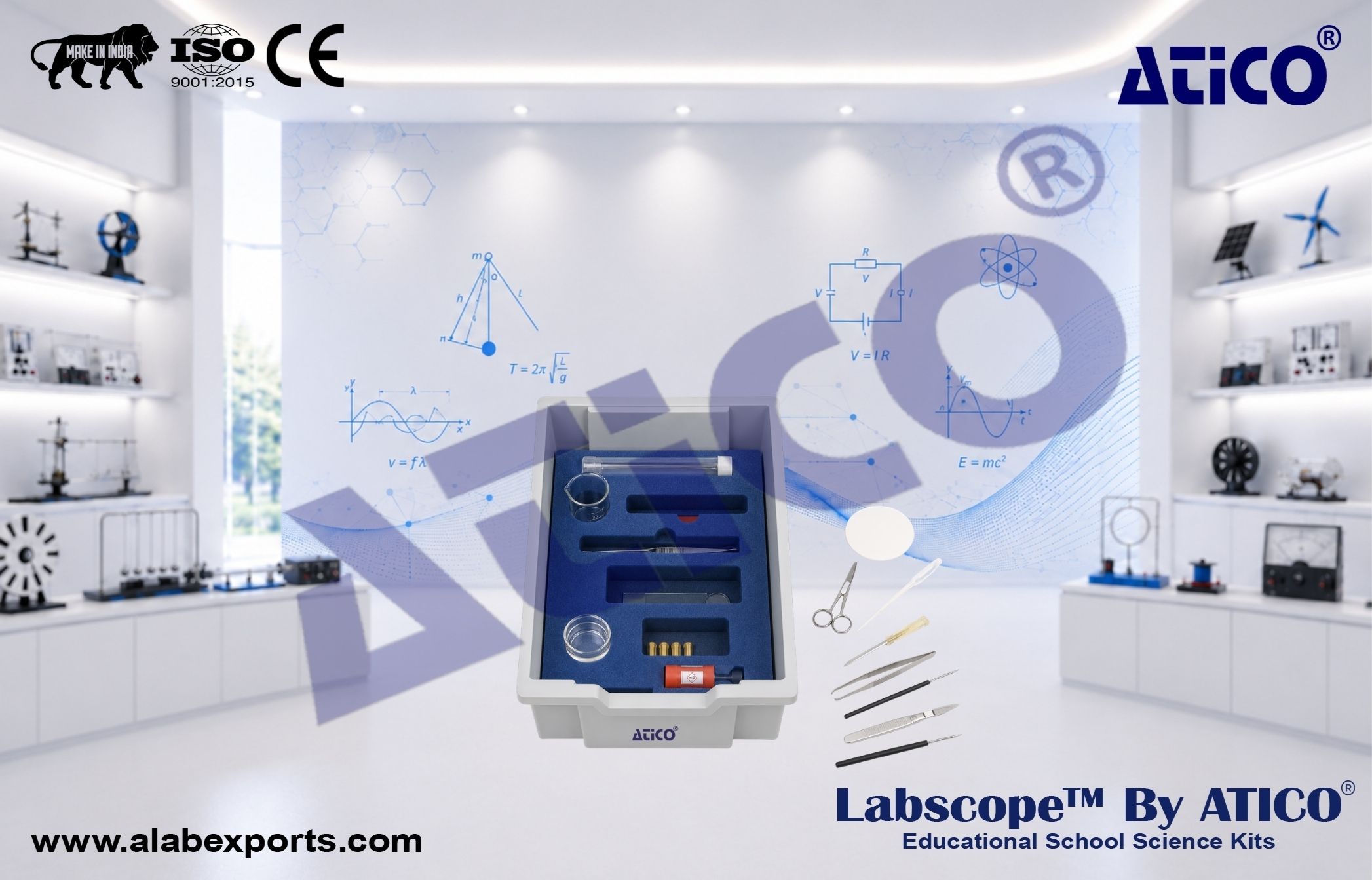 Natural Science Kit Journey to the world of the small Chemistry Lab Kits for Schools and Colleges