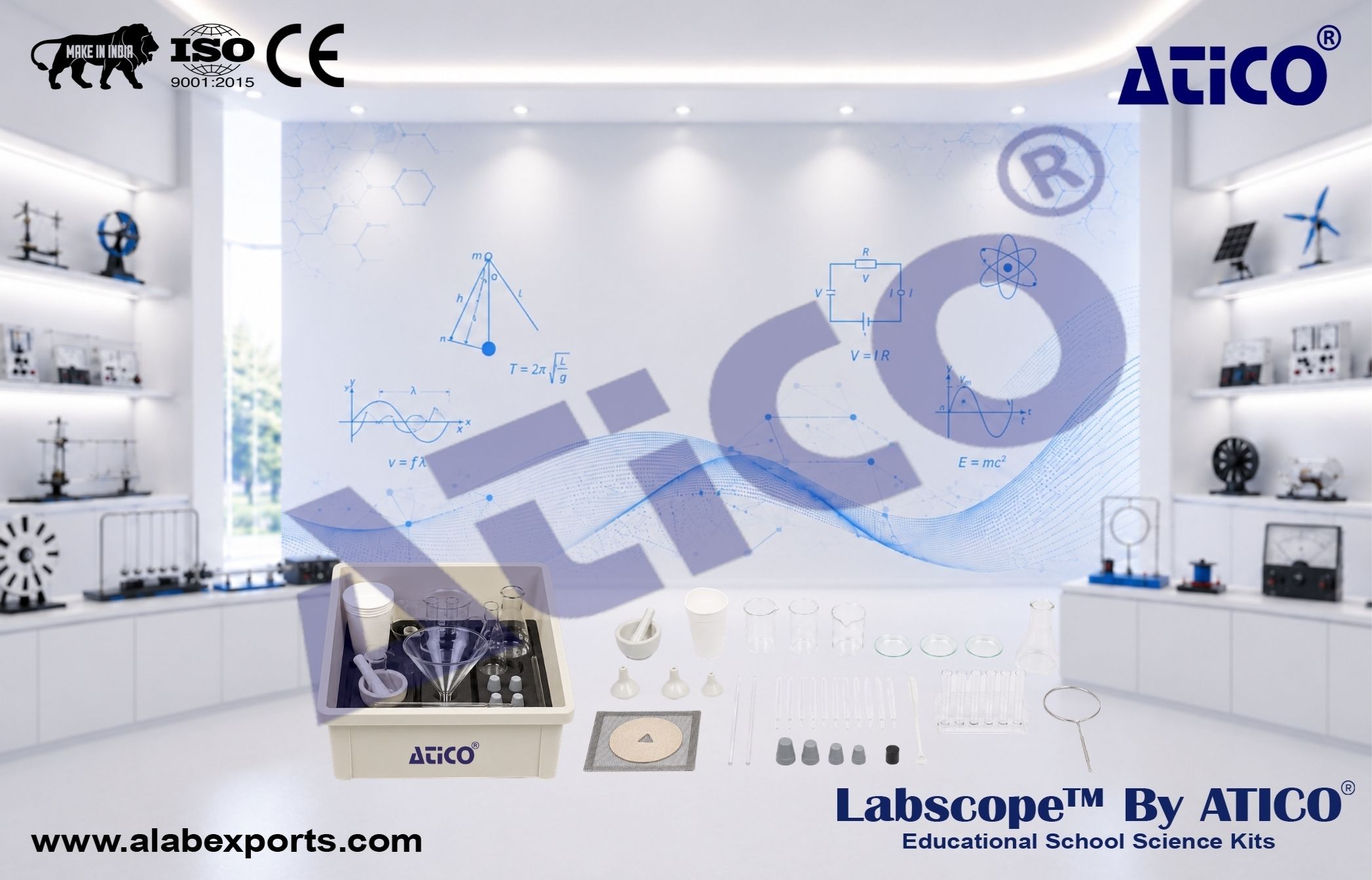 Science Lab Technical and Biochemistry TBC Set Chemistry Lab Kits for Schools and Colleges
