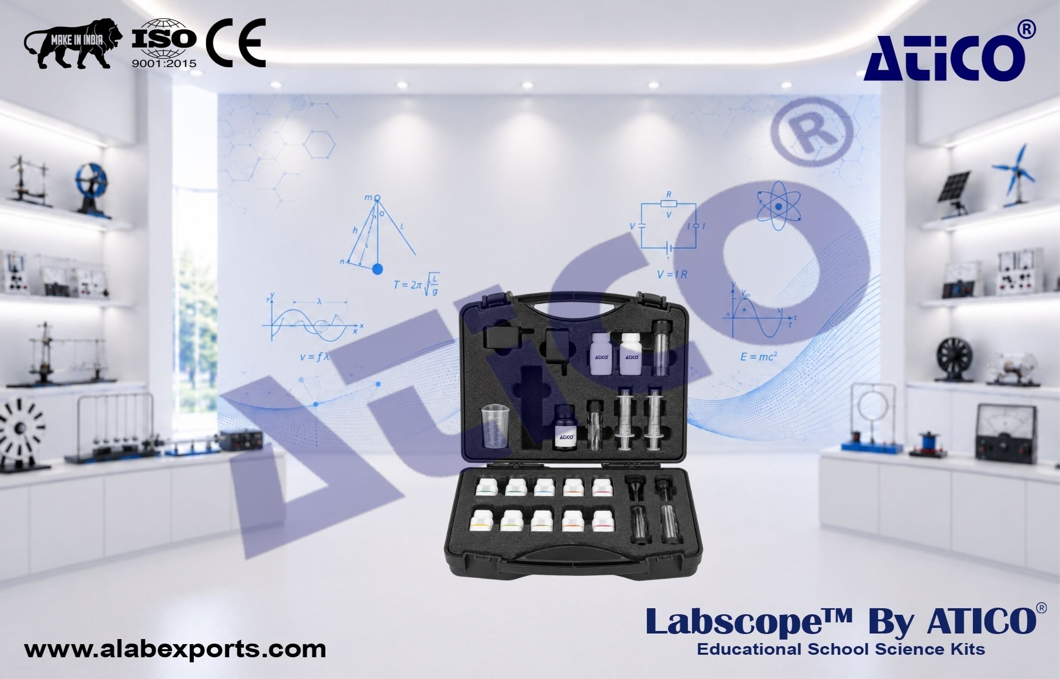 Chemistry Lab Kits for Schools and Colleges School analytic case