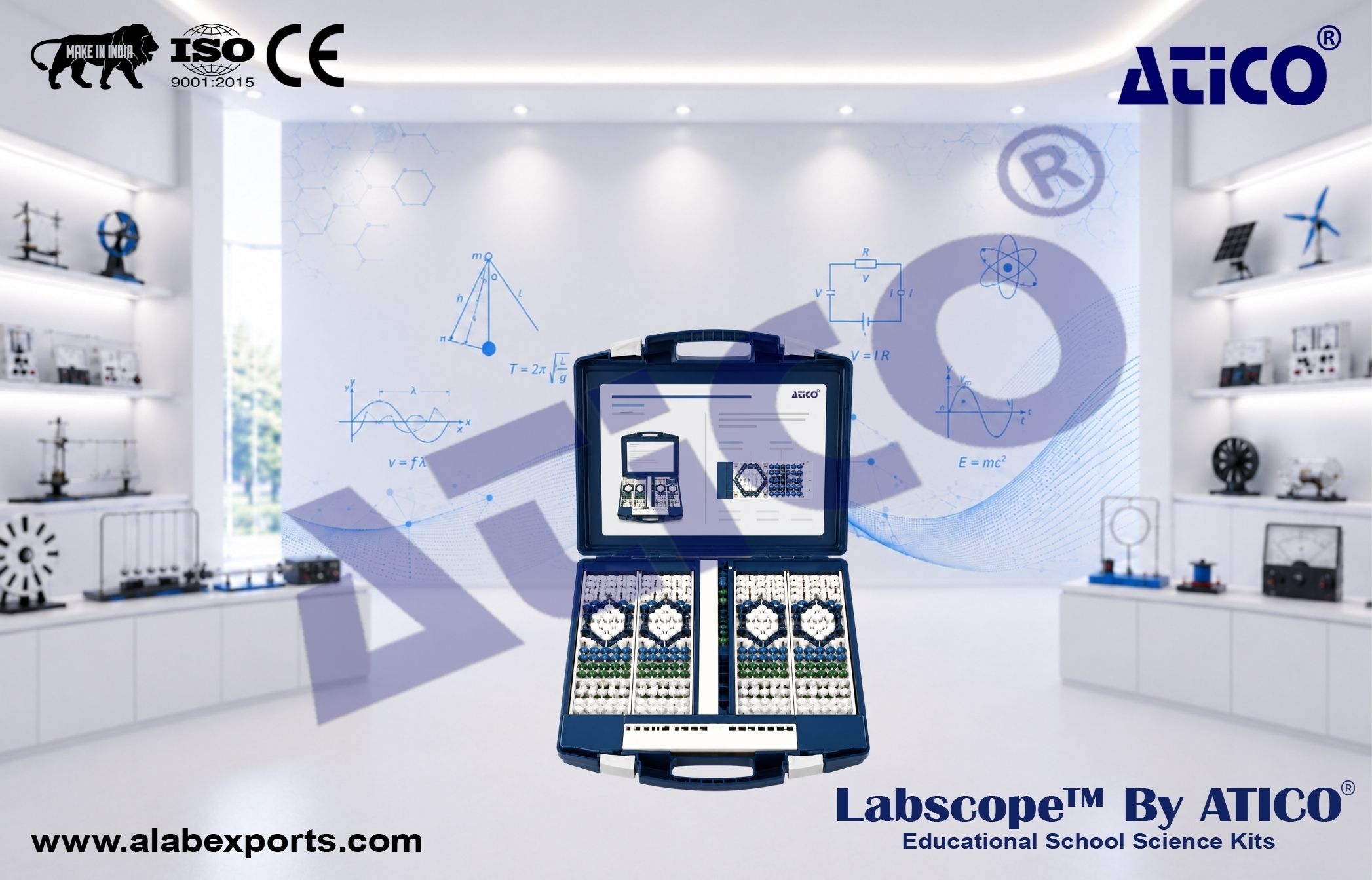 Molecule box Chemistry Lab Kits for Schools and Colleges ATICO Export