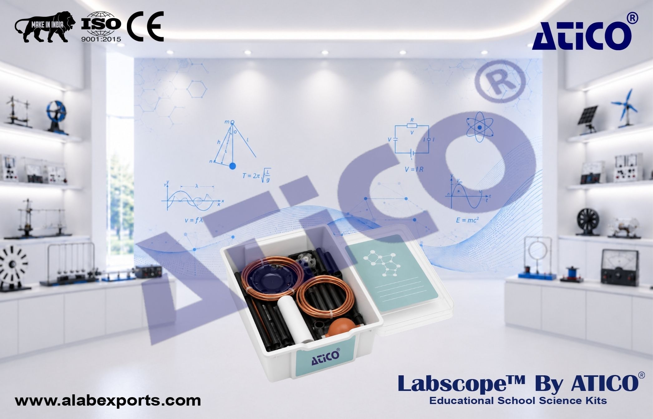 Basic Science Kit Chemistry General Chemistry Lab Kits for Schools and Colleges ATICO Export