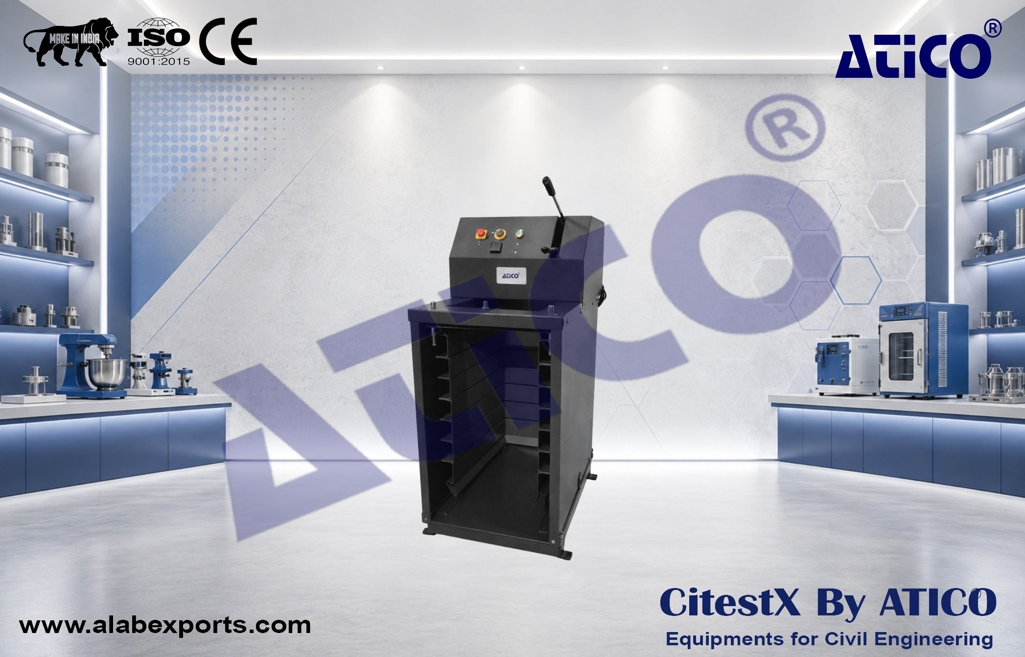 Rotatap Type Sieve Shaker, Time Controlled