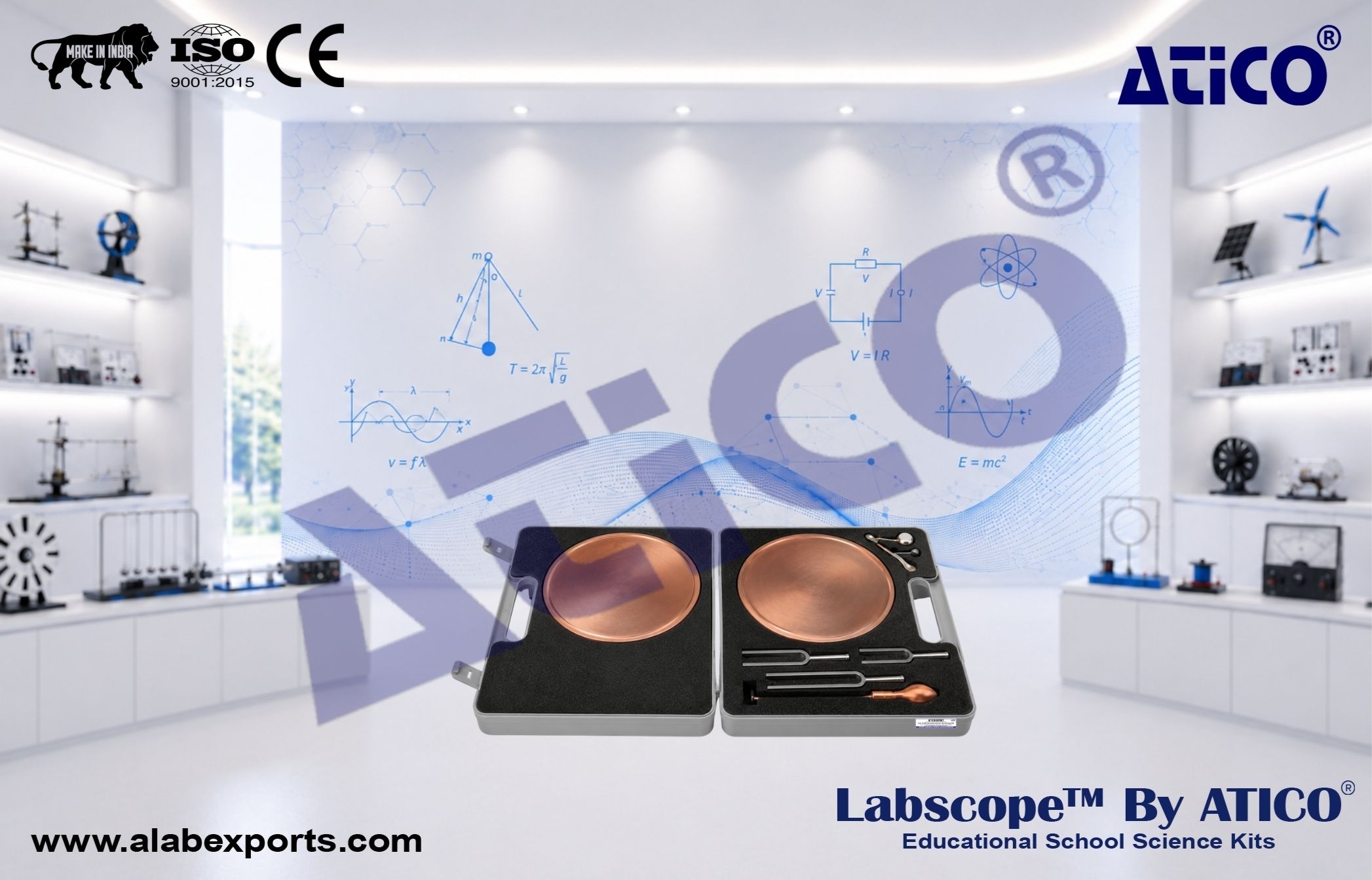 The Hearing Experimental kit Chemistry Lab Kits for Schools and Colleges ATICO Export