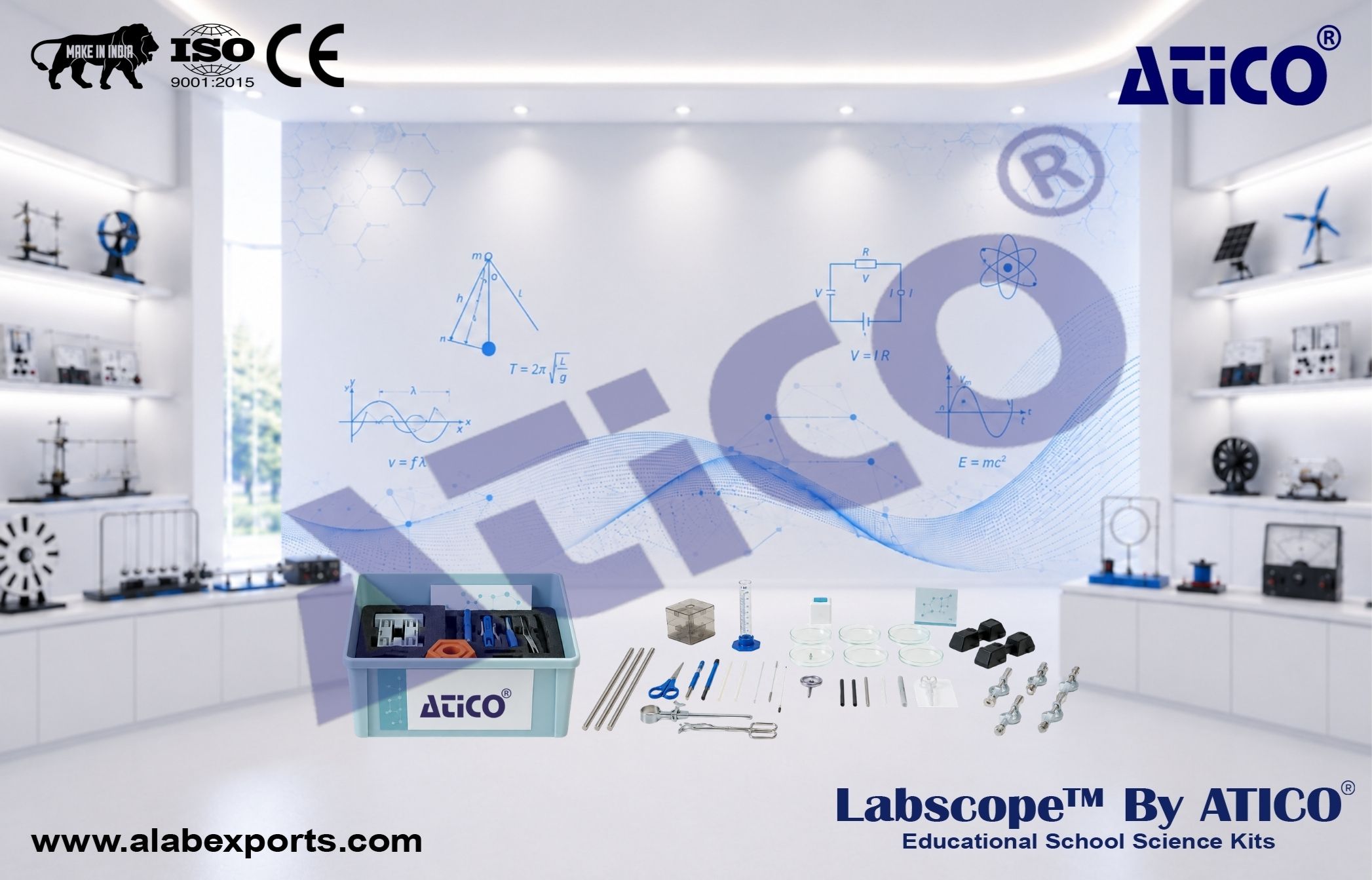 Science Lab Biology Basic BB Set Biology Lab Kits for Schools and Colleges ATICO Export