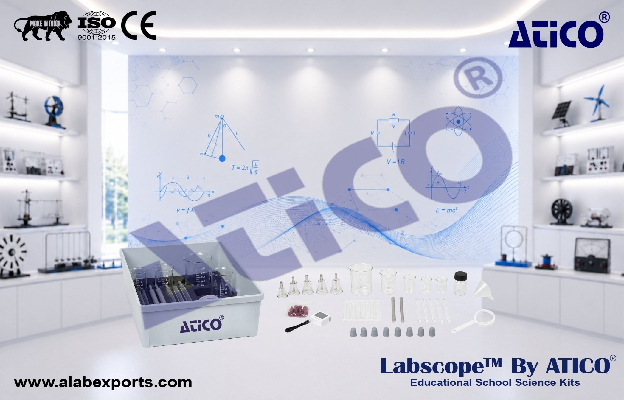 Science Lab Ecology ECO Set Biology Lab Kits for Schools and Colleges ATICO Export