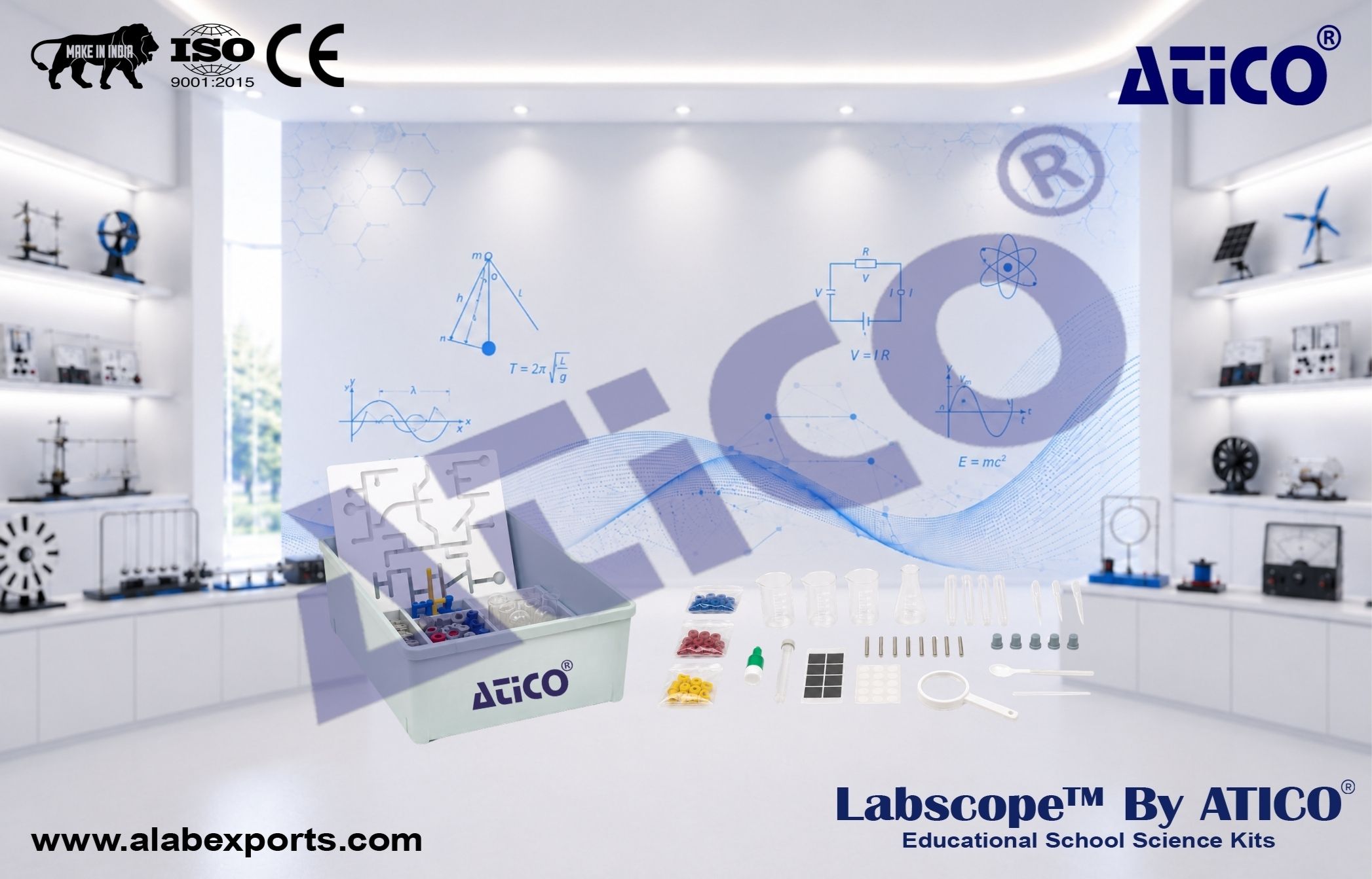 Science Lab Human Biology HU2 Set Biology Lab Kits for Schools and Colleges ATICO Export