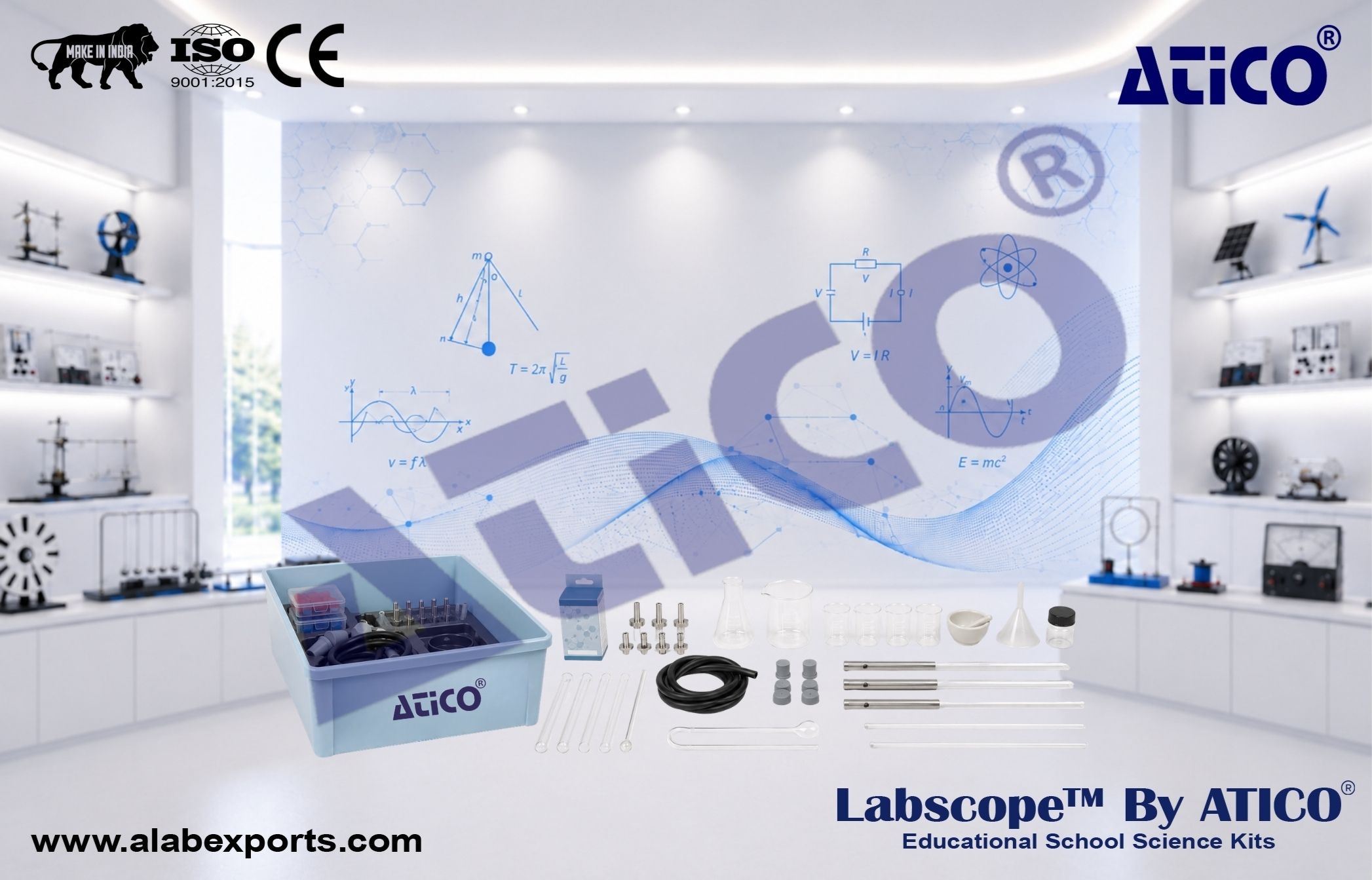 Science Lab Botany BO Set Biology Lab Kits for Schools and Colleges ATICO Export