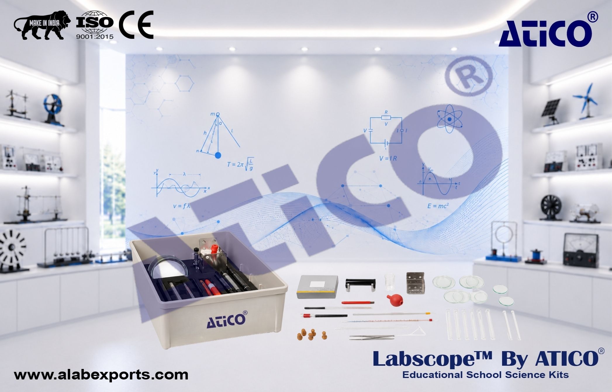 Science Lab Hygiene HY Set Biology Lab Kits for Schools and Colleges ATICO Export