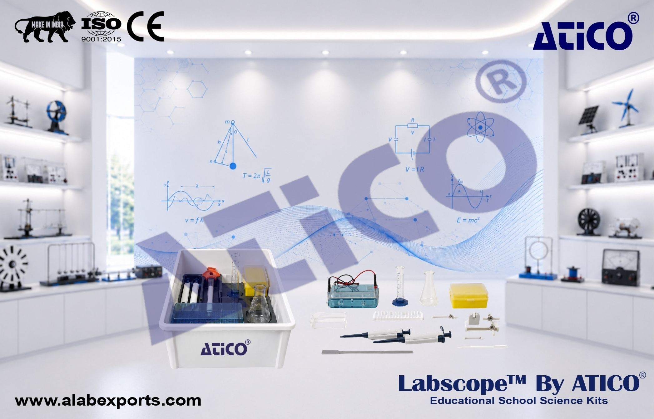 Science Lab Genetics GE Set Biology Lab Kits for Schools and Colleges ATICO Export