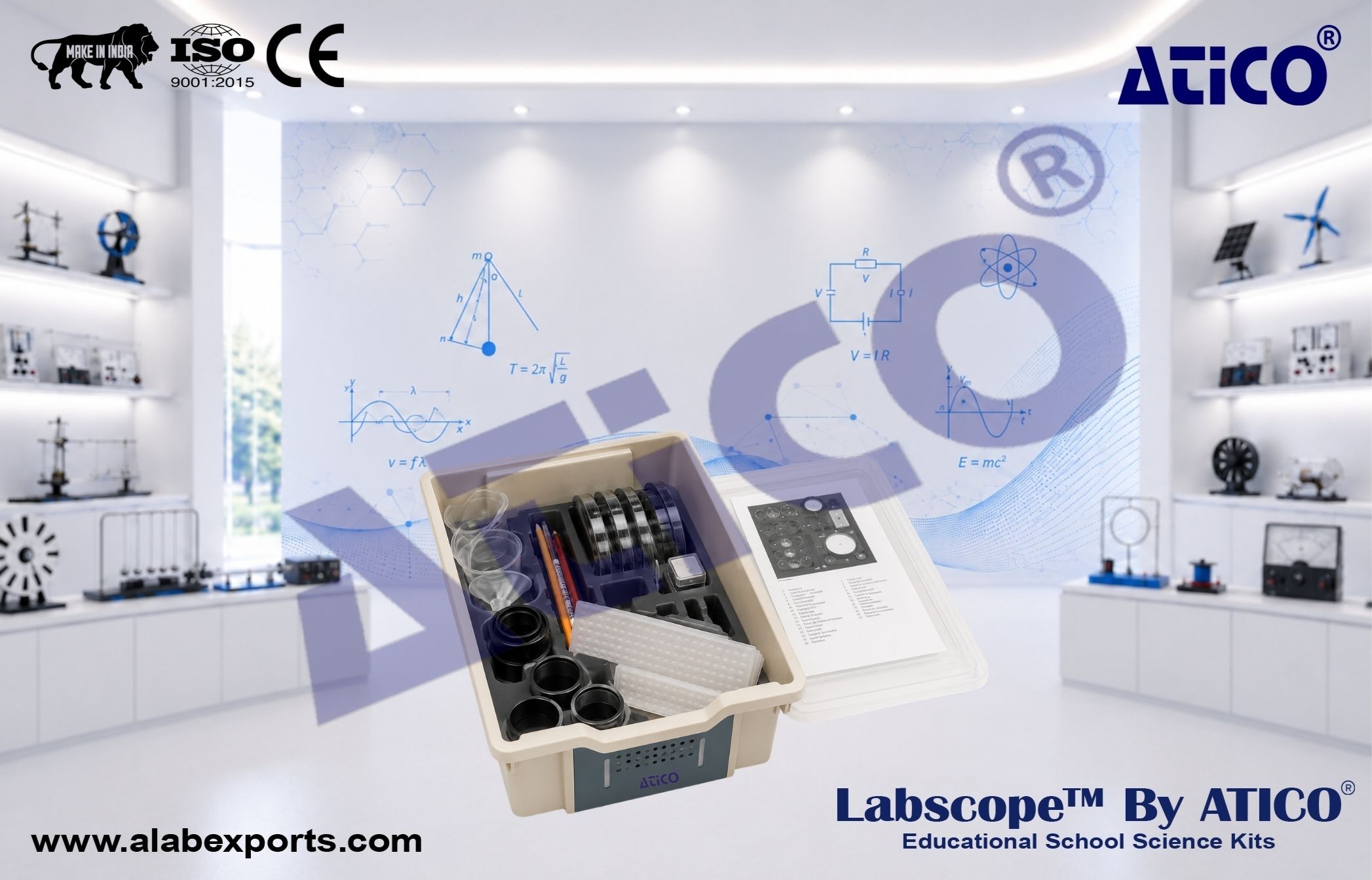 Basic Science Kit Biology Principles Lab Kits for Schools and Colleges ATICO Export