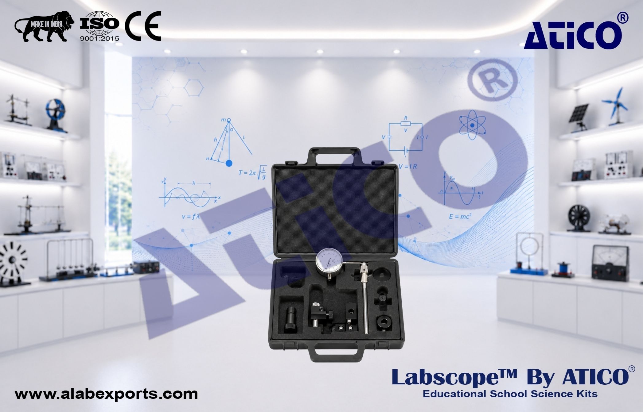 Equipment Set for Waveguide Optics Physics School Science STEM Kit