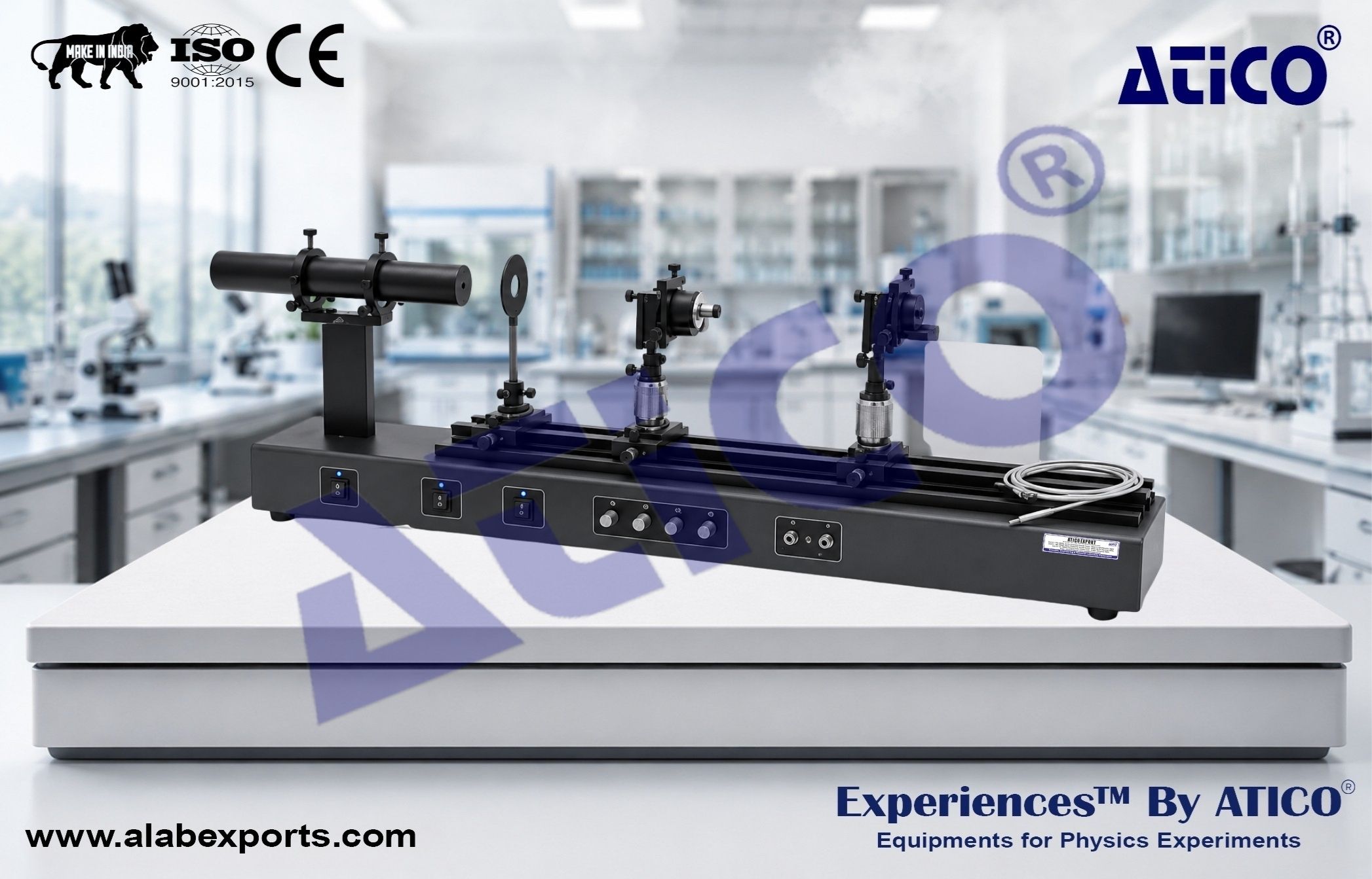 Helium Neon Laser Mode Analysis Physics Lab Experimental Instrument