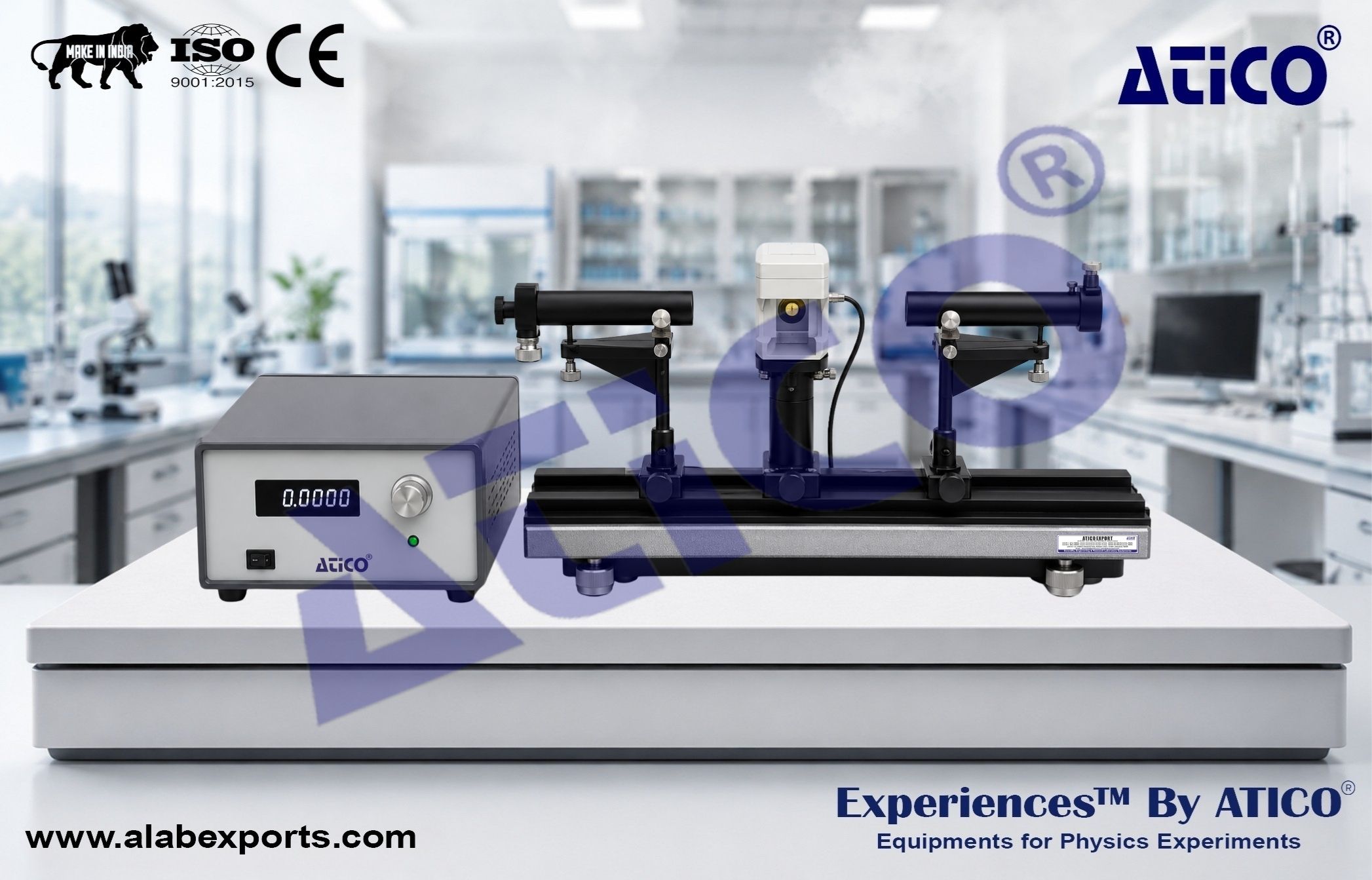 Ultrasonic Grating Physics Lab Experimental Device