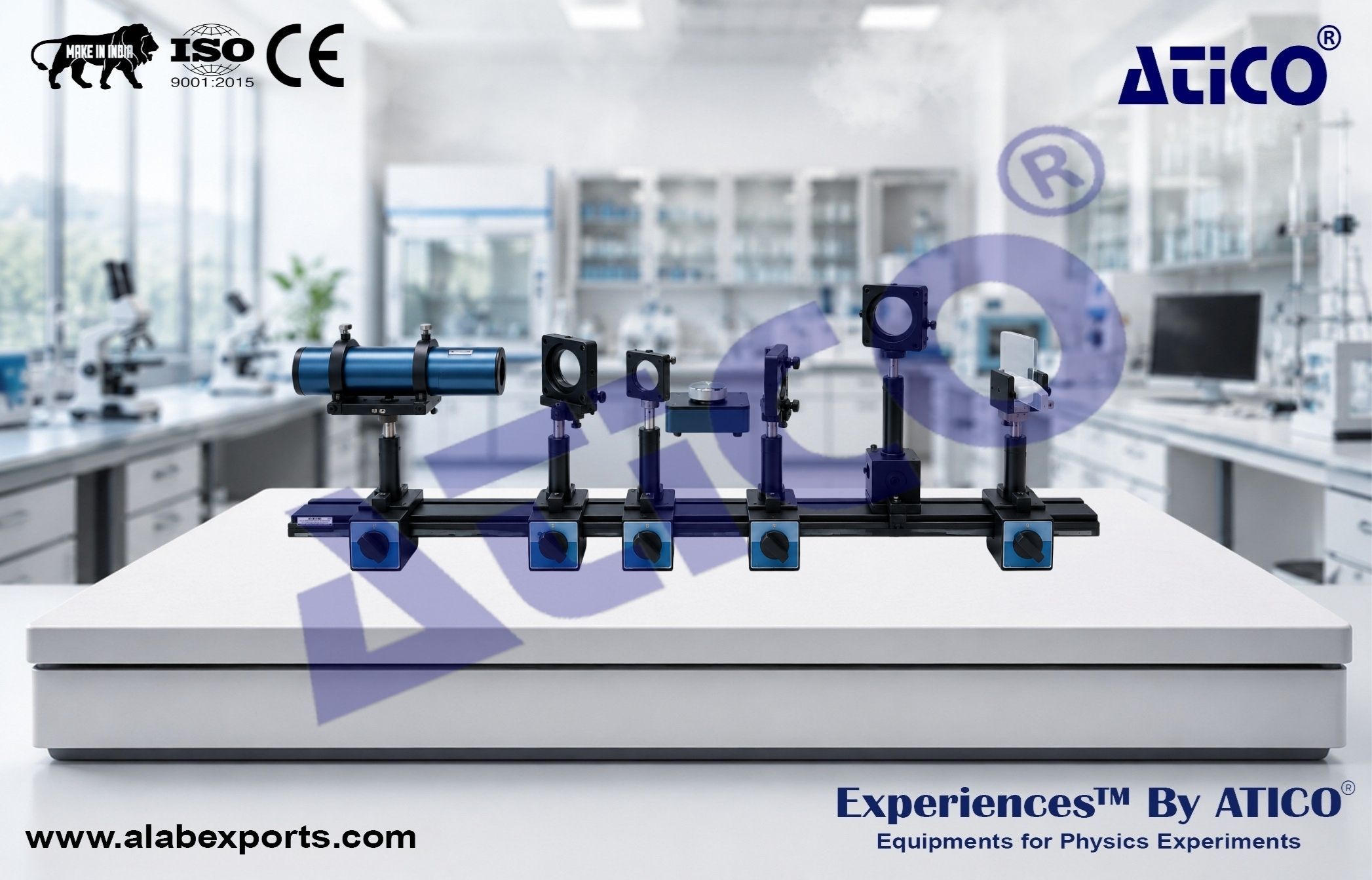 Modern Optical Physics Lab Experimental Instrument
